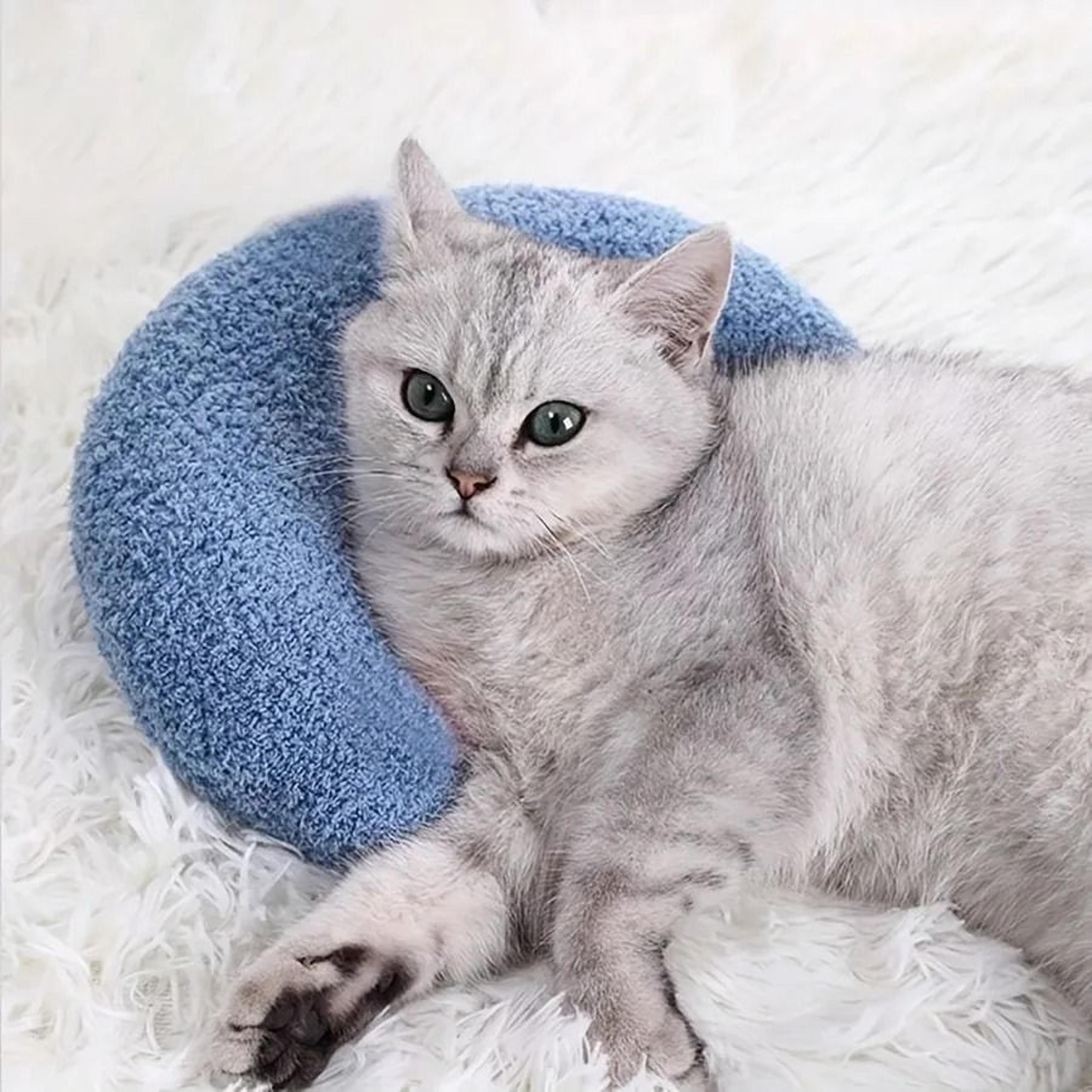 U Shaped Pet Pillow For Dogs And Cats Neck Support Deep Sleep Cushion 7