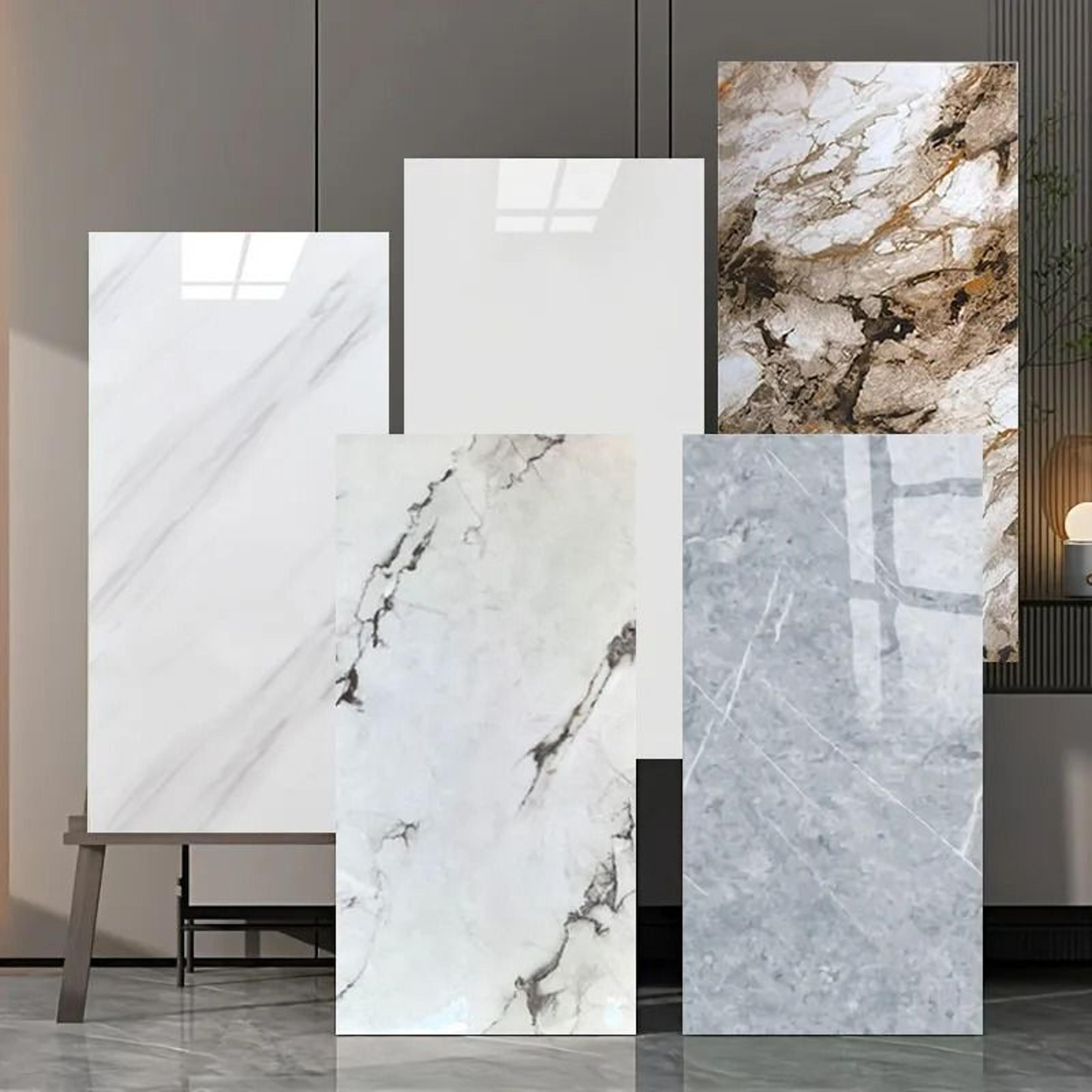 Peel And Stick Waterproof Wall Tiles PVC Adhesive Wallpaper For Bathroom 13