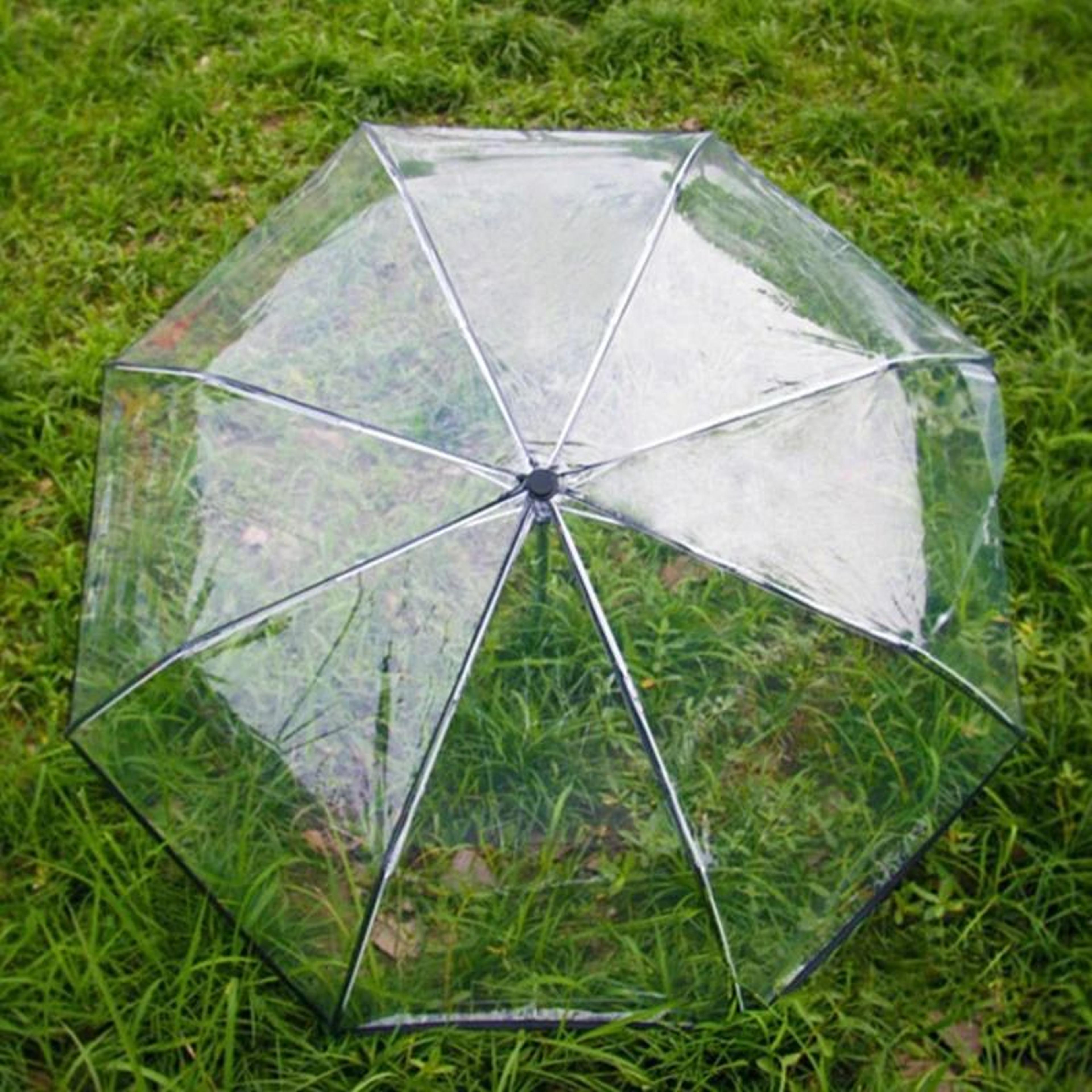 Automatic Transparent Folding Umbrella Lightweight Sun And Rain Protection 6