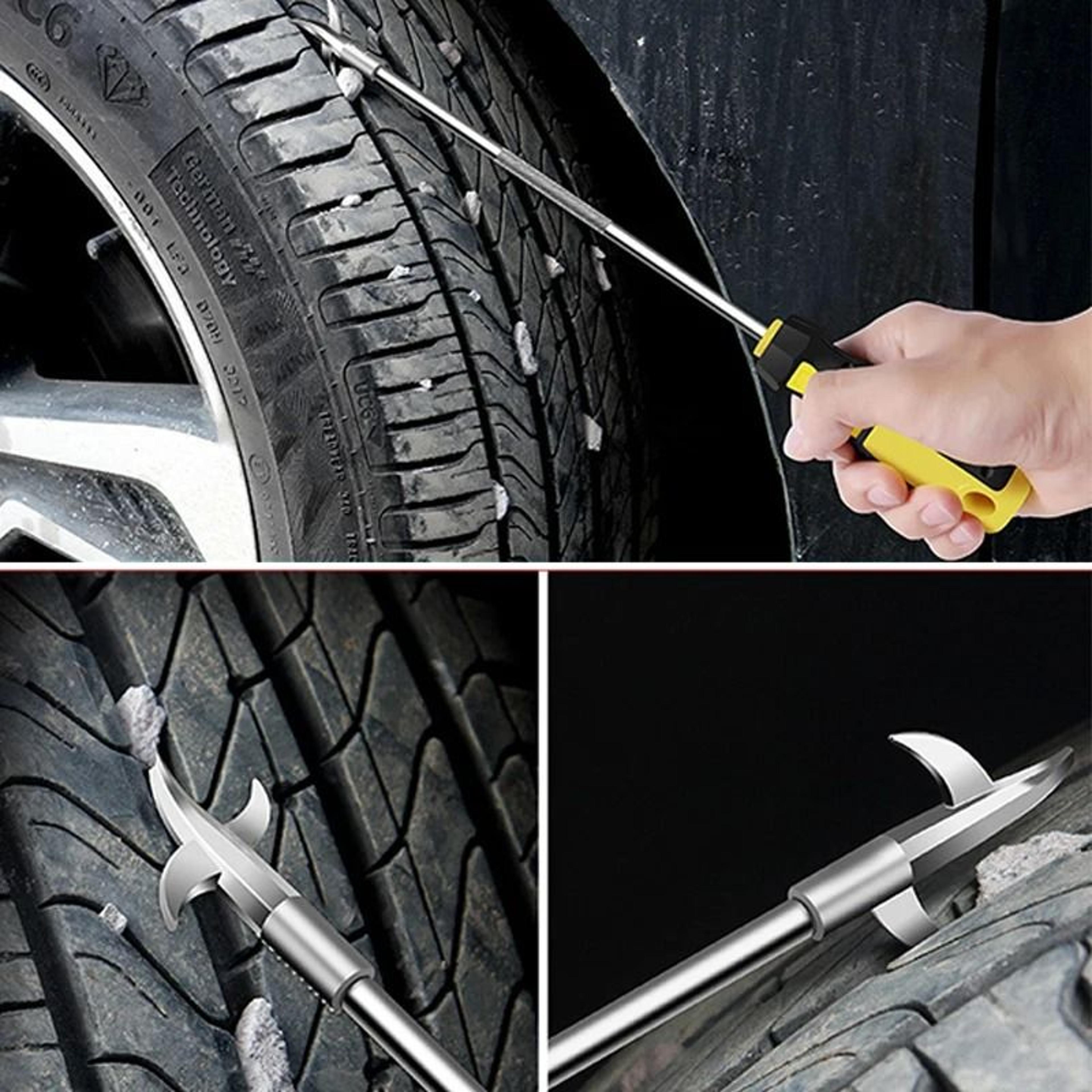 Universal Tire Stone Remover Cleaning Hook Screwdriver Repair Tool 3