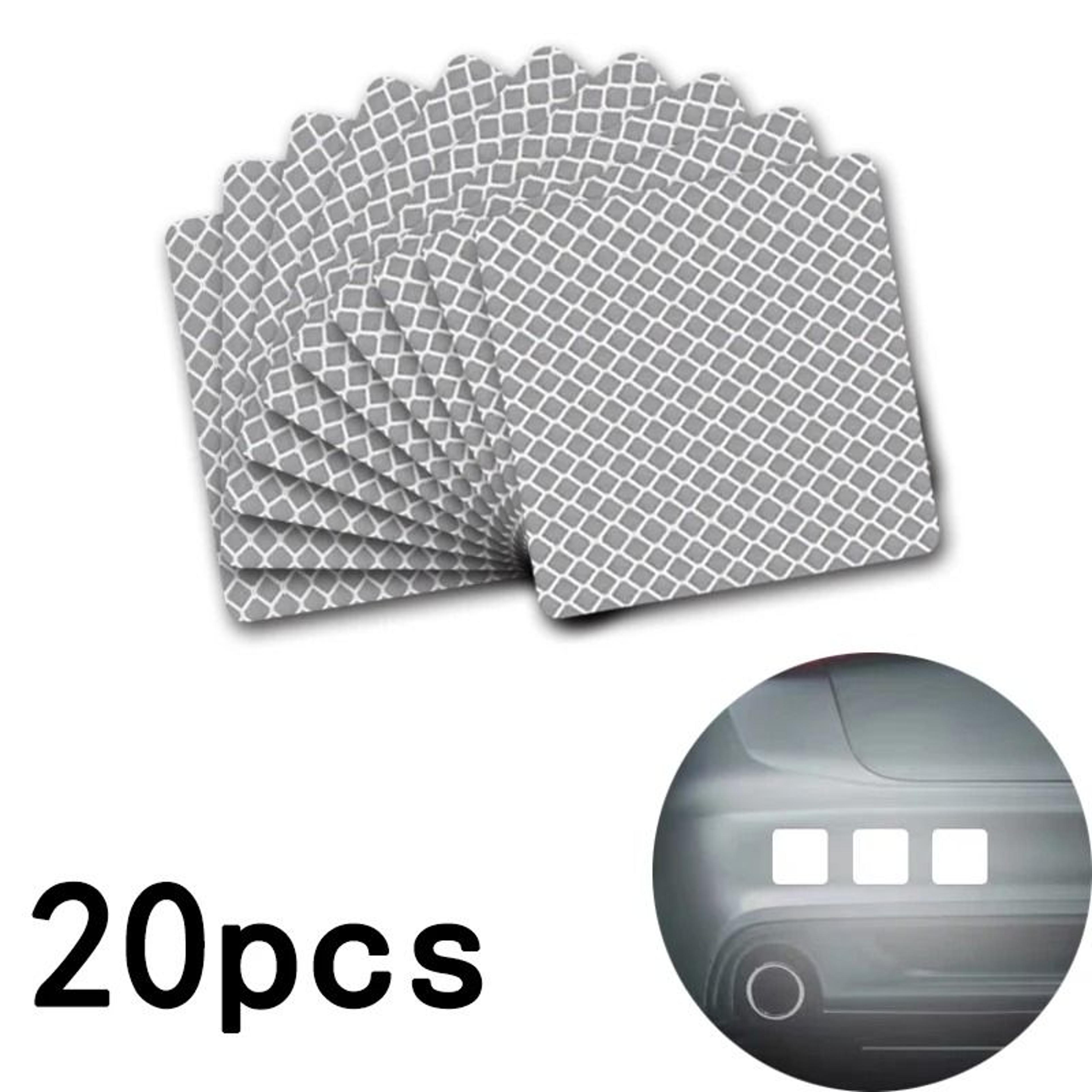 Reflective Car Bumper Stickers Warning Strip Tape Safety Decals 20 Pack 5