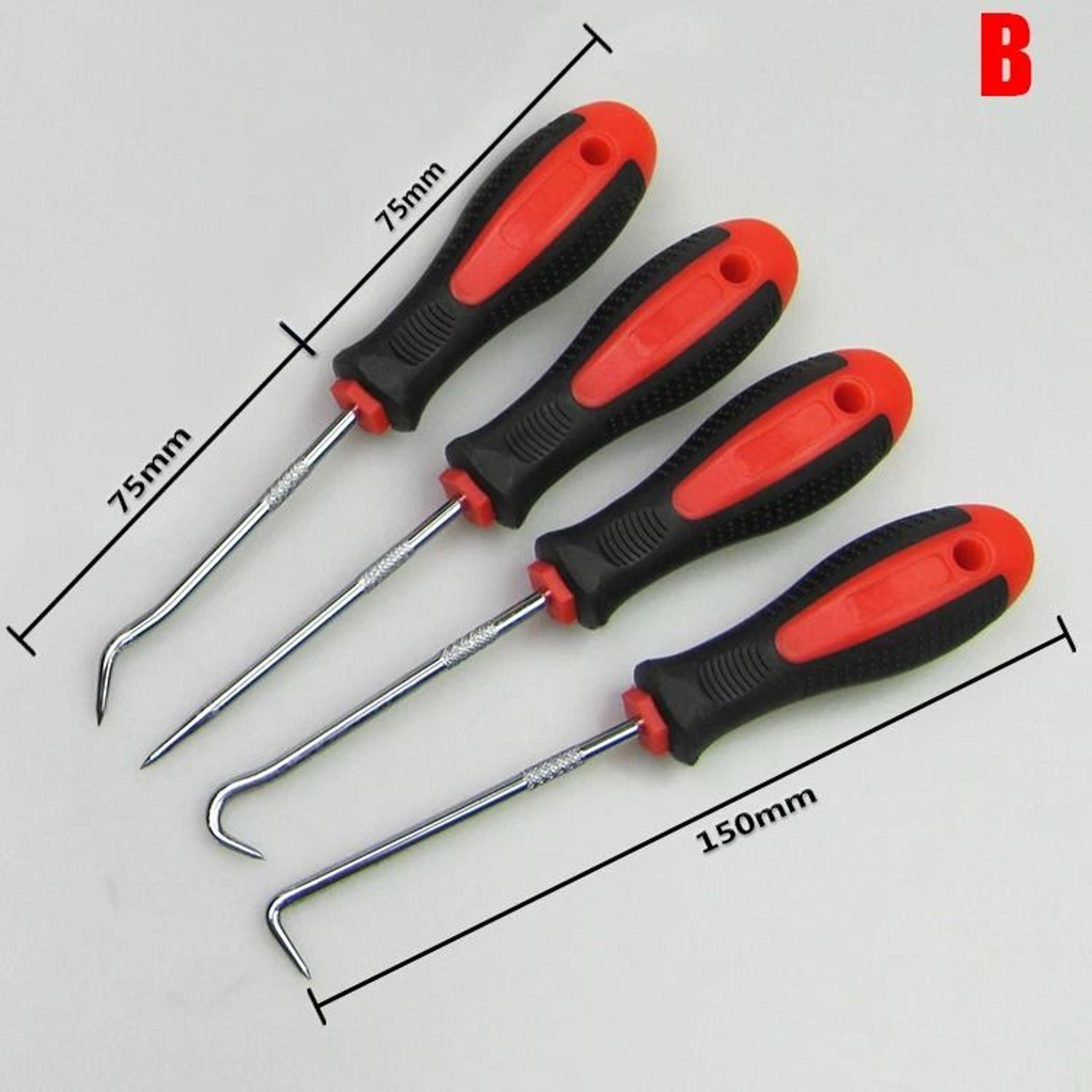 Long Pick And Hook Set O Ring Oil Seal Removal Tool Kit 4 Piece 2