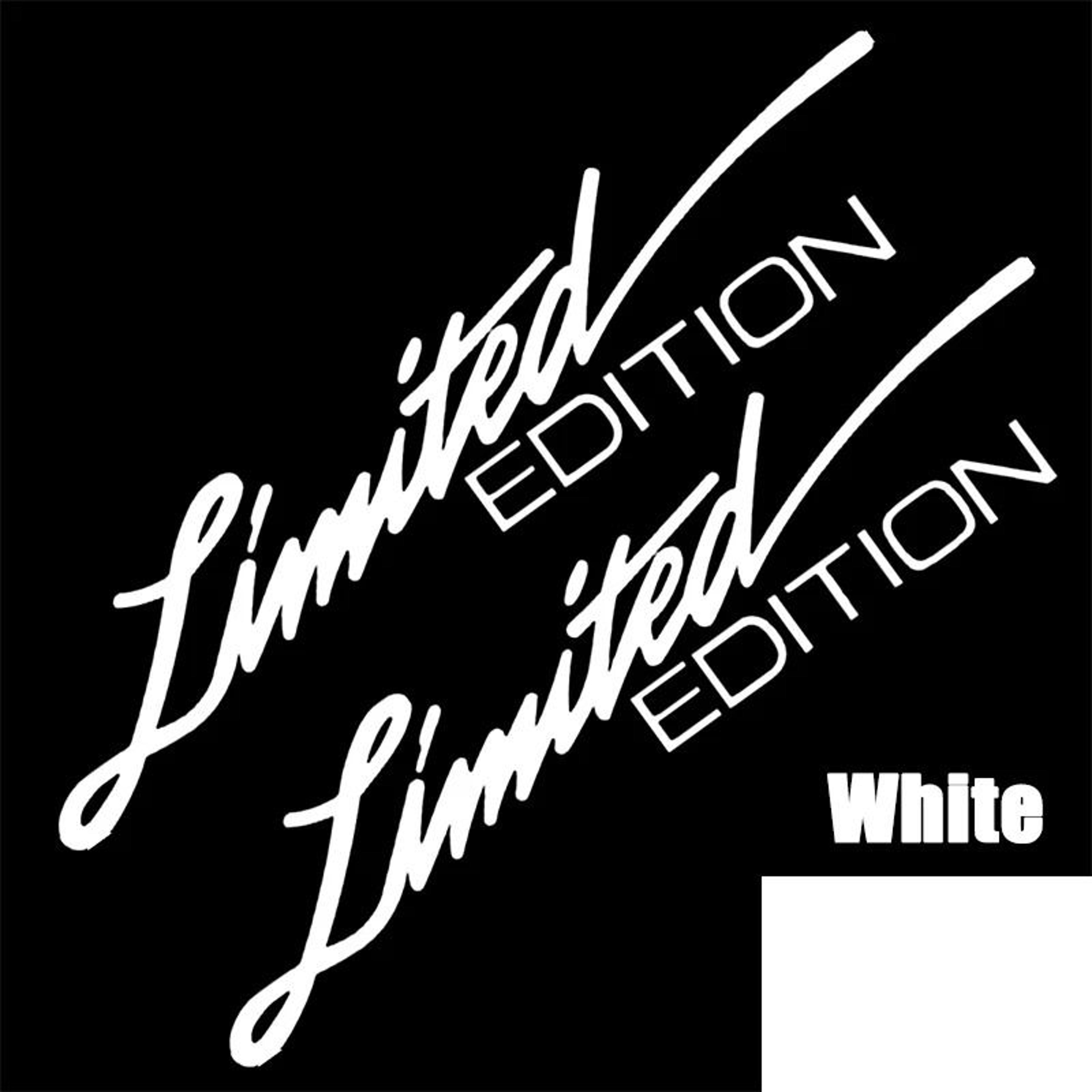 Limited Edition Reflective Vinyl Car Window Stickers Laser Decals 2 Pack 2