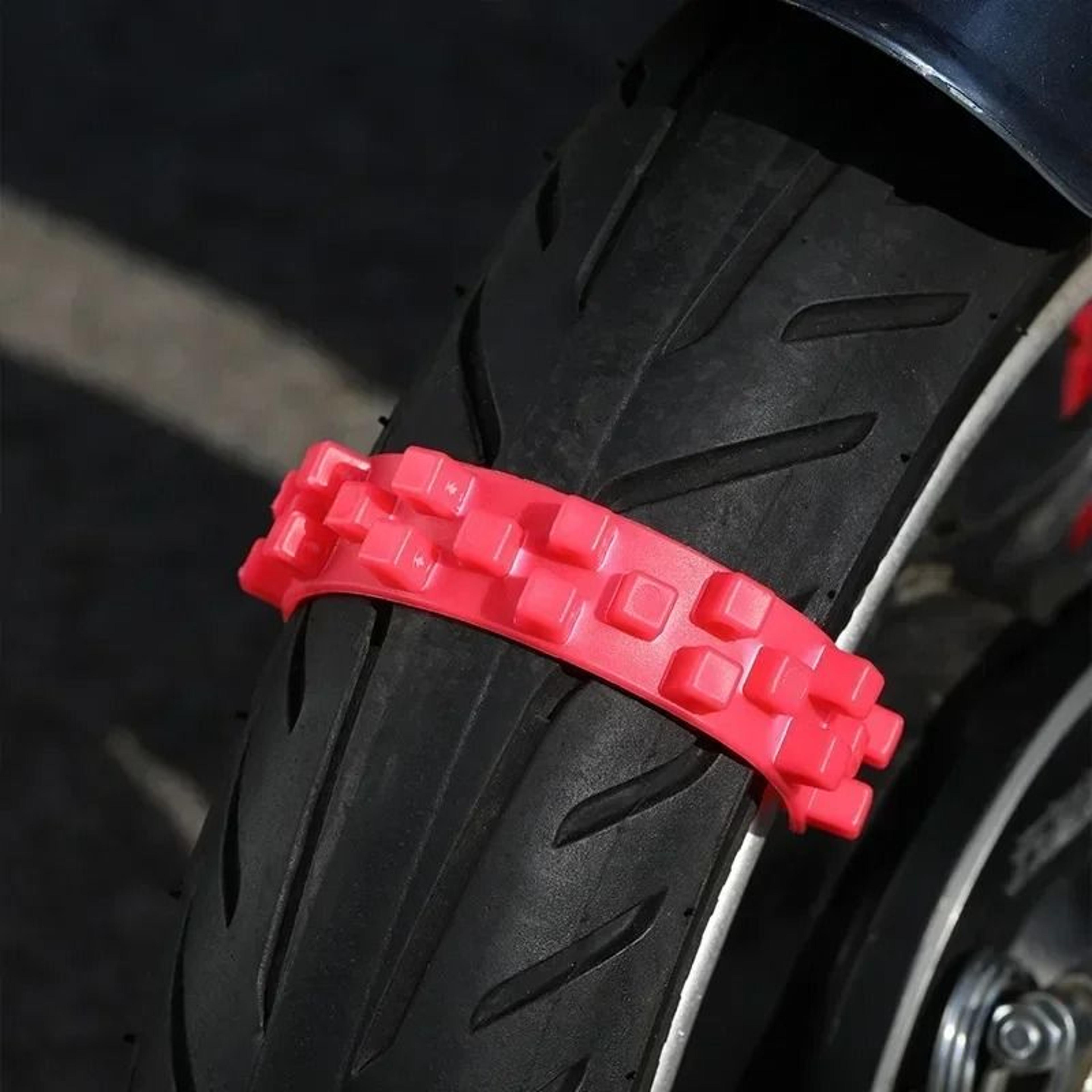 Universal Anti Skid Snow Tire Chains For Motorcycle And Bicycle Wheels 7