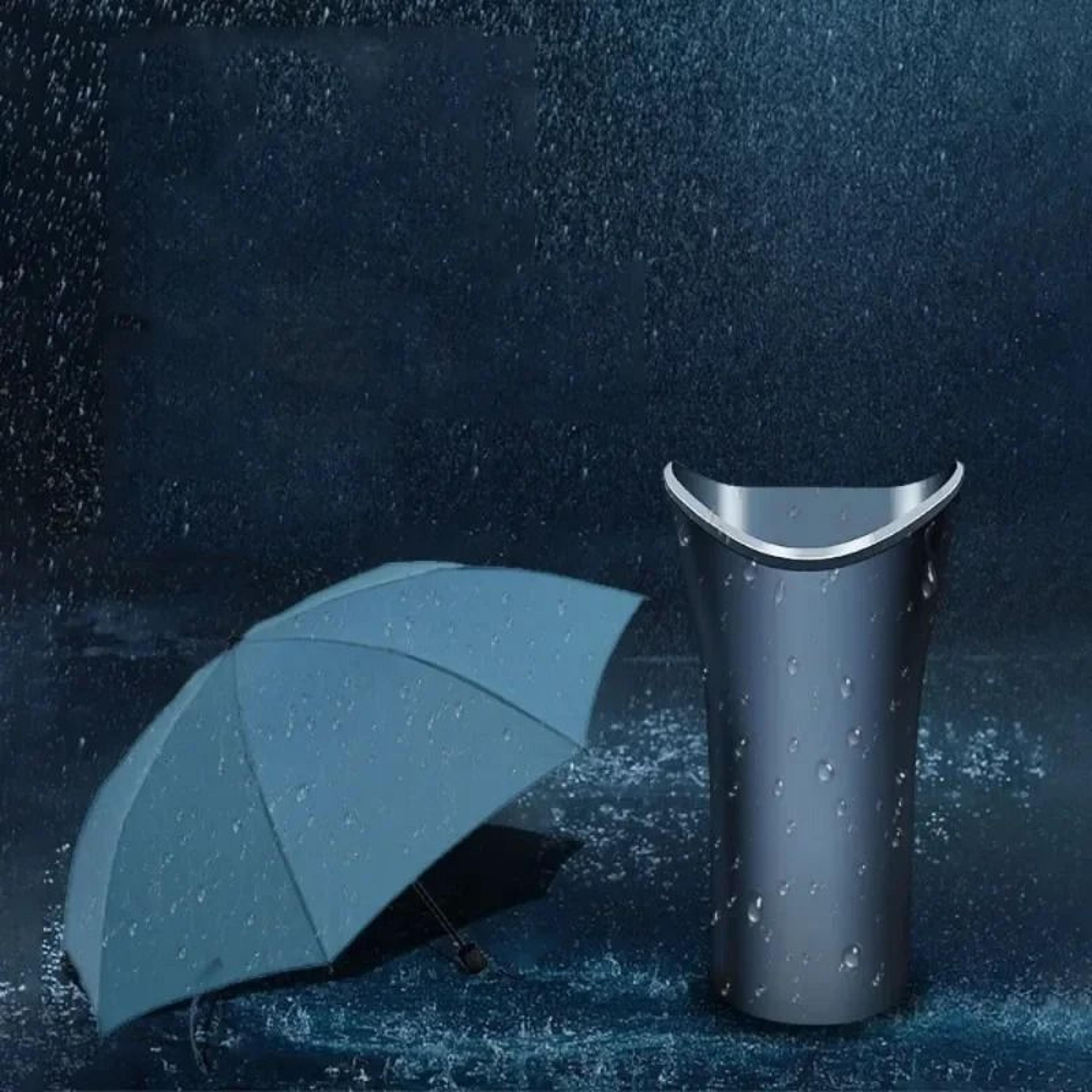 Multifunctional Car Umbrella Holder Storage Bucket With Hook Trash Can Organizer 5