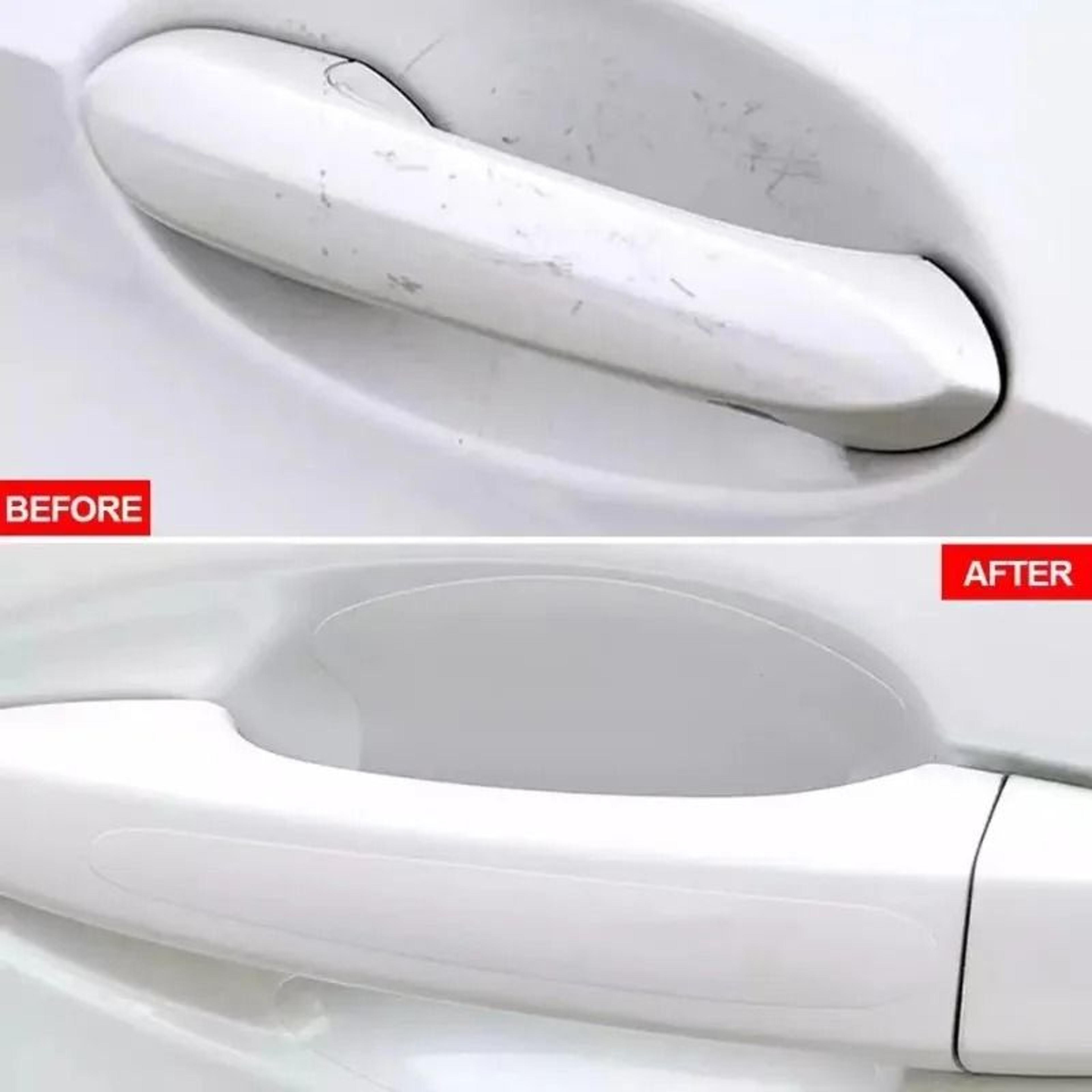 Invisible Car Door Handle Scratch Protector Bowl Stickers Anti Collision Protection Set 4