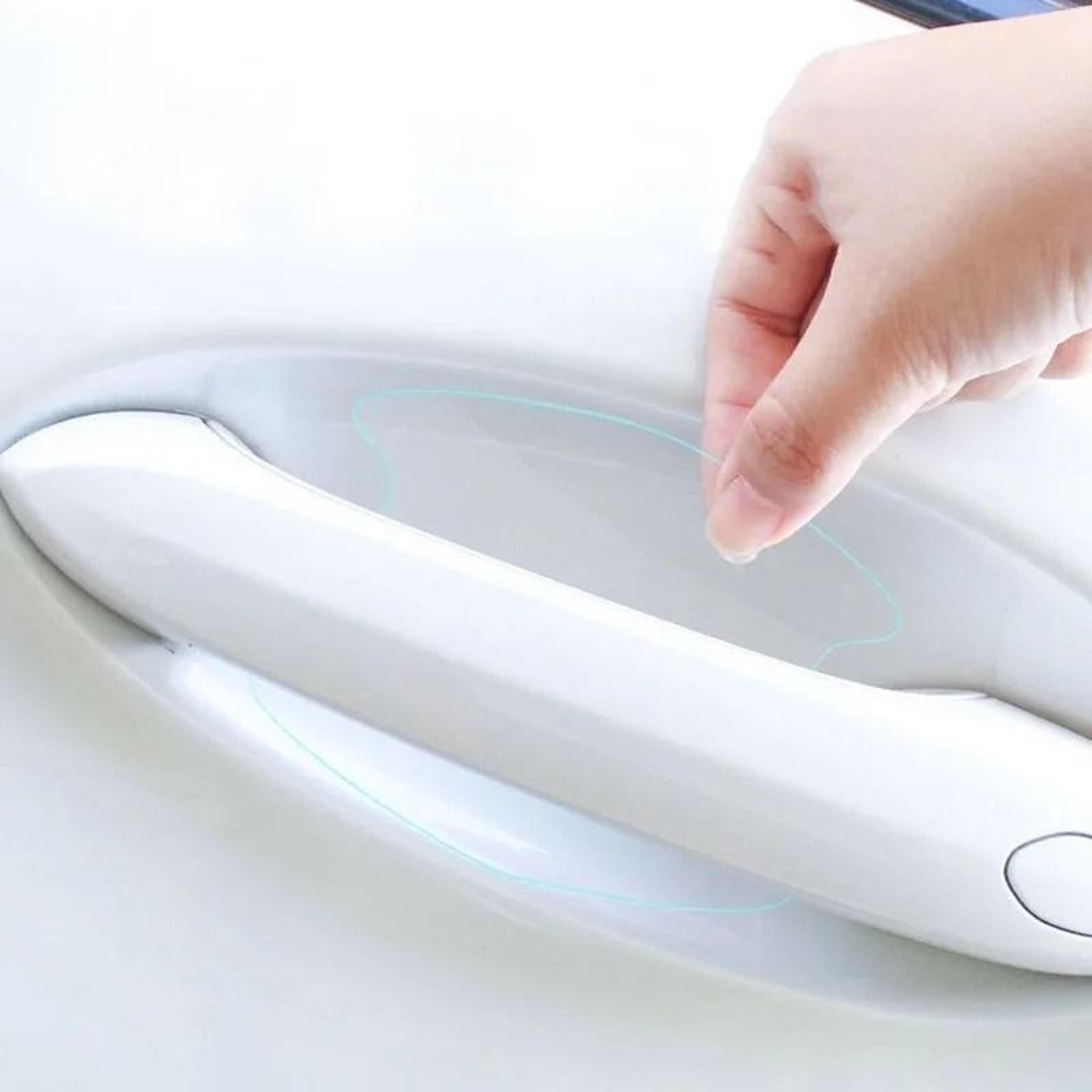 Invisible Car Door Handle Scratch Protector Bowl Stickers Anti Collision Protection Set 8