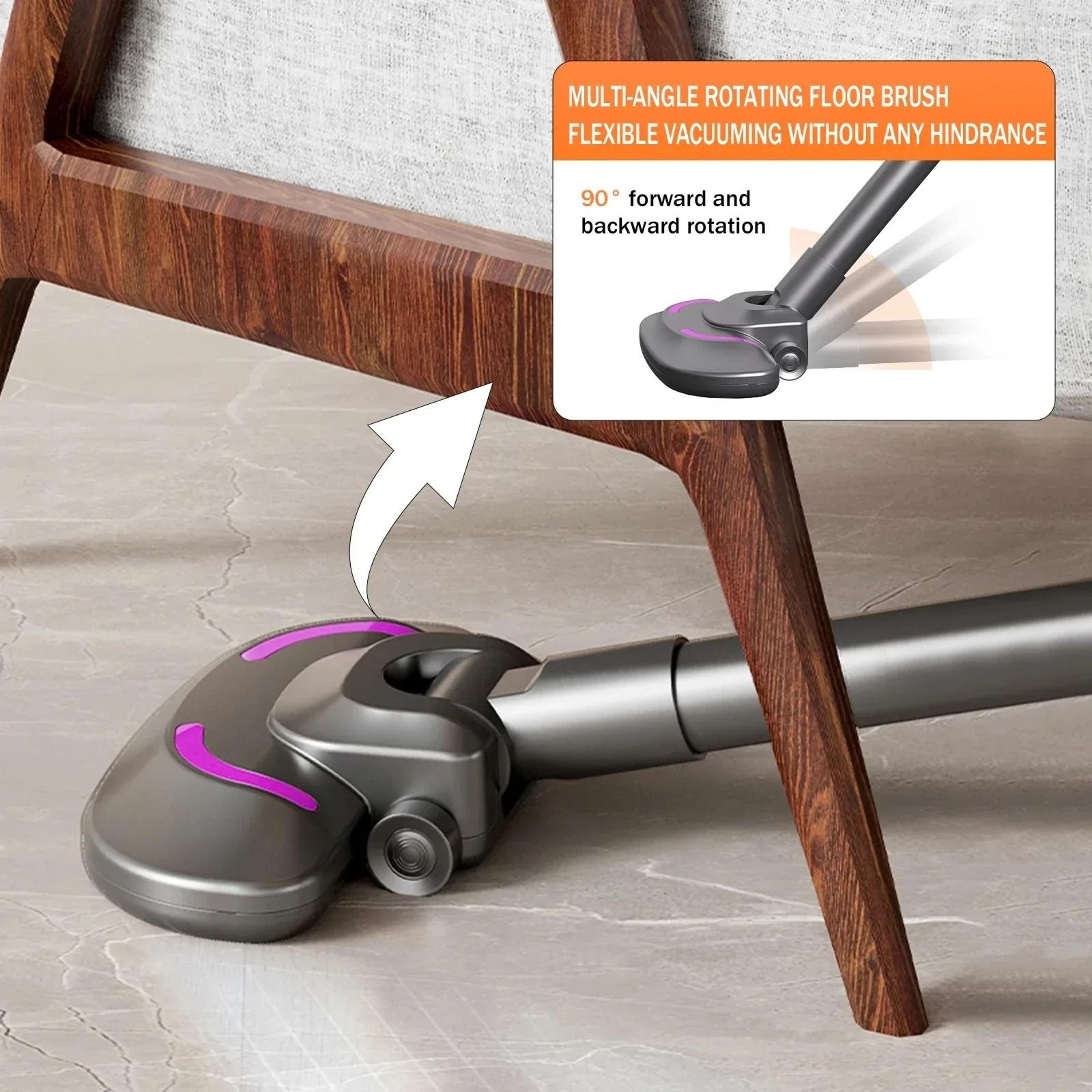 3 In 1 Cordless Handheld Vacuum Rechargeable With Cyclonic Suction 3