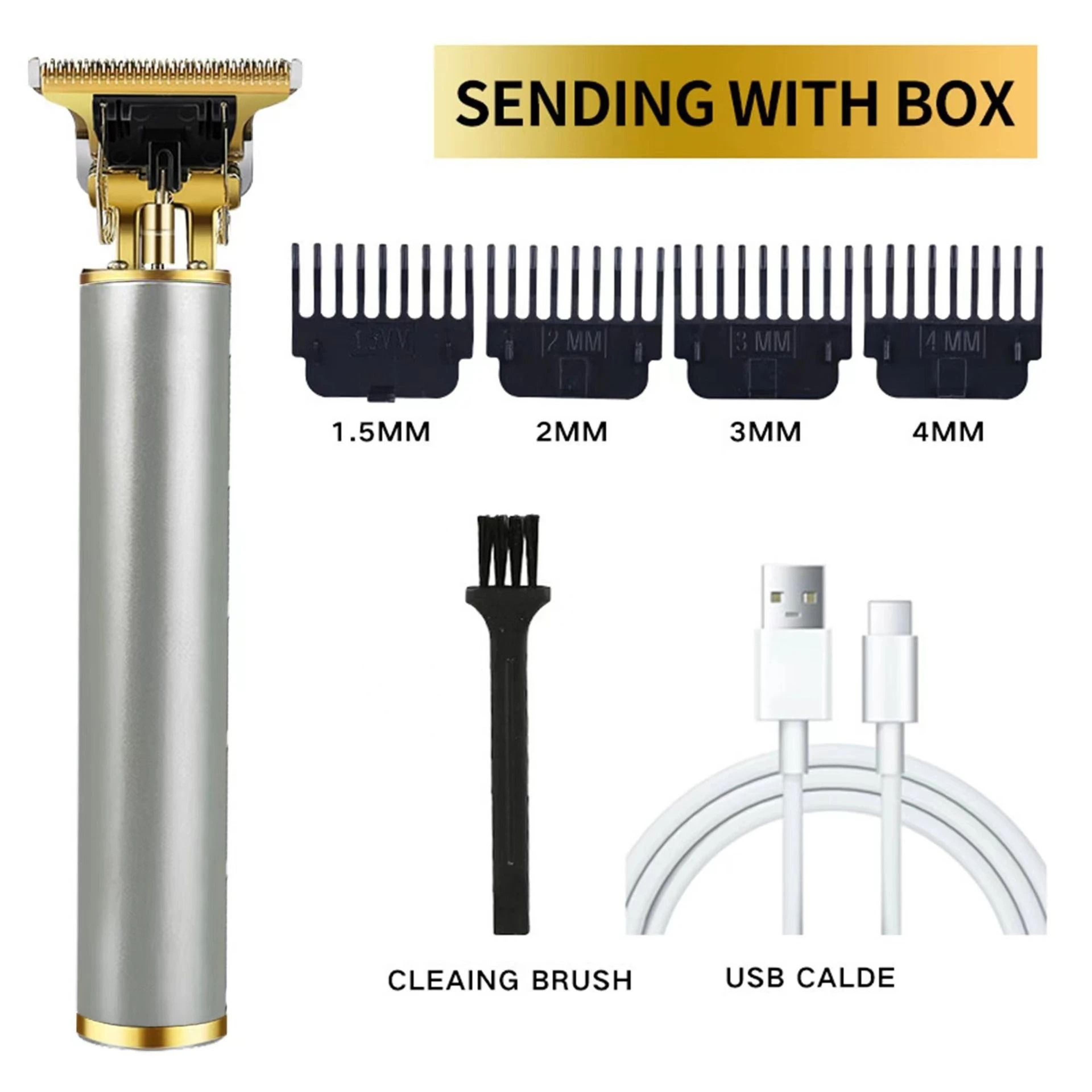 T9 Vintage Electric Hair Clipper Rechargeable Professional Hair Trimmer 2