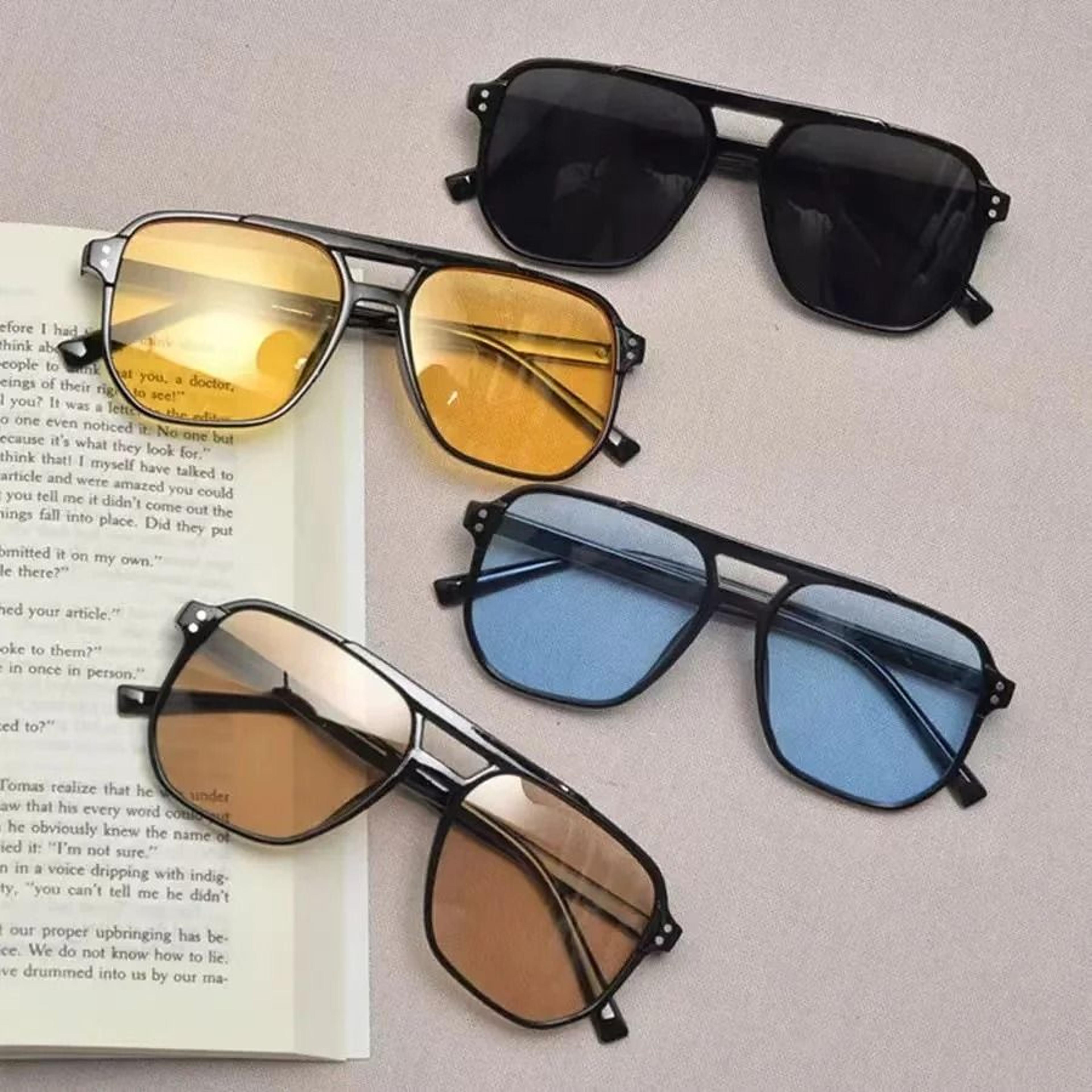 Vintage Oversized Square Sunglasses With UV400 Protection For Men And Women 6