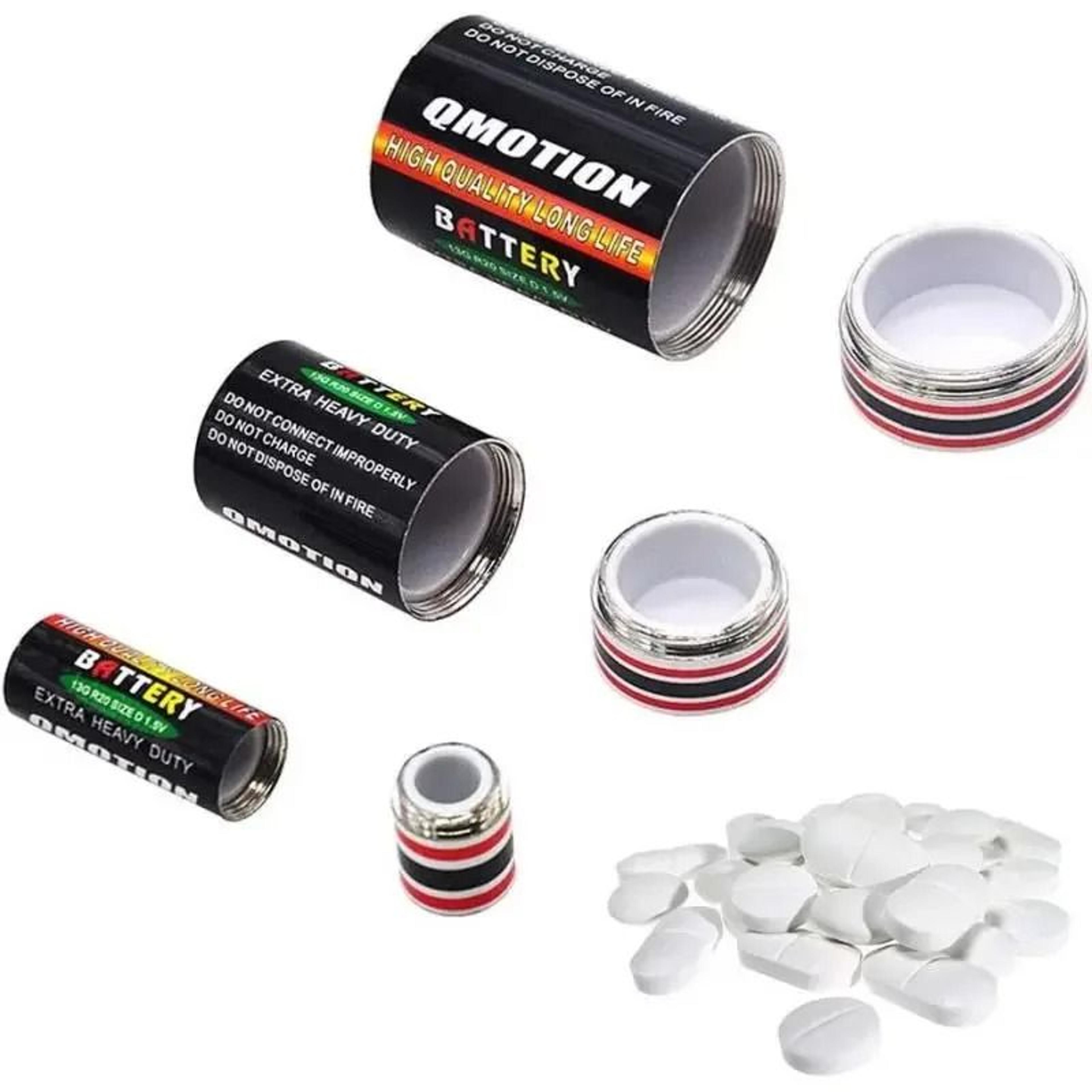 Battery Shaped Hidden Storage Case Portable Diversion Safe For Travel 9