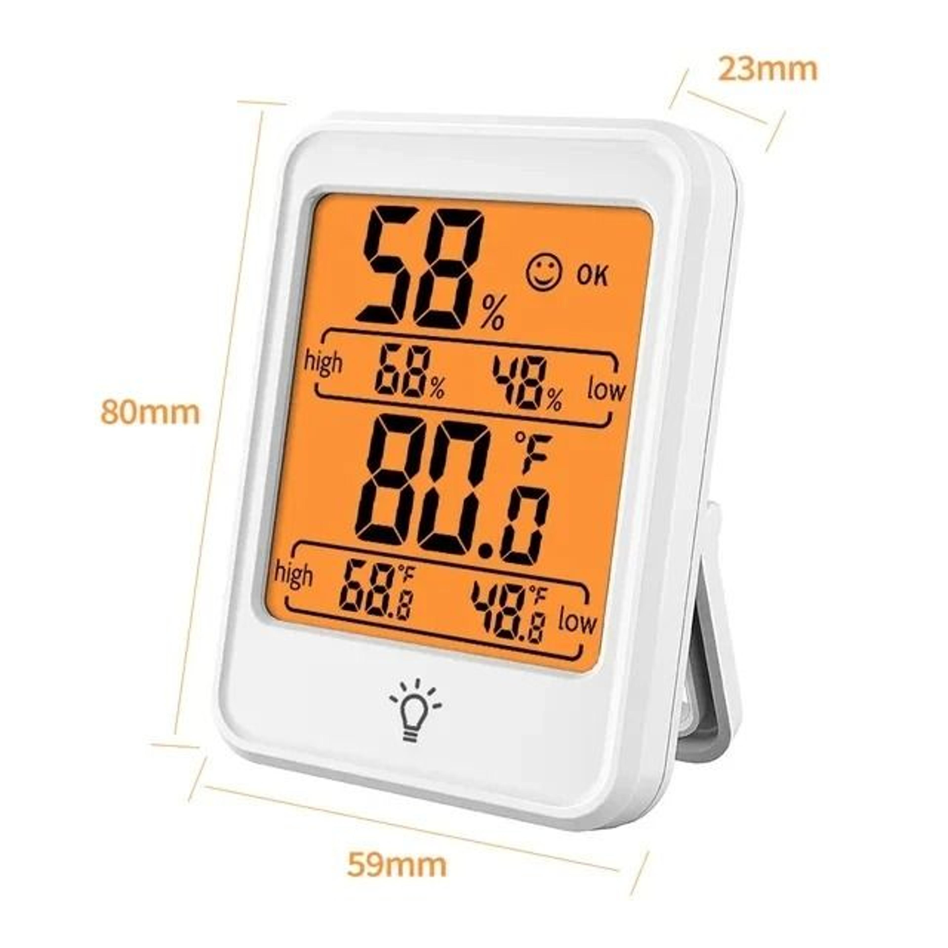 Indoor Digital Temperature And Humidity Meter With Stand And Magnet 4