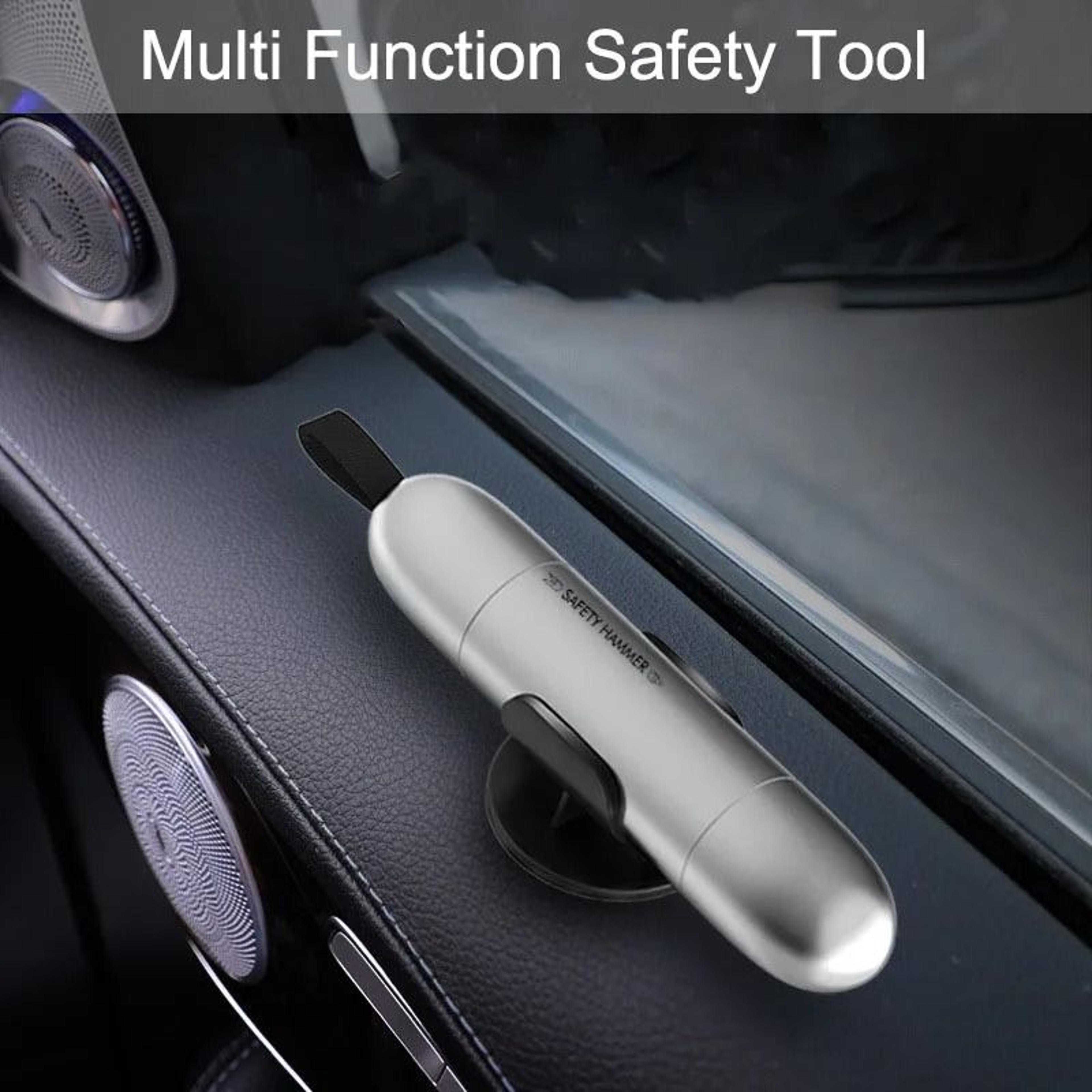 2 In 1 Car Safety Hammer Emergency Glass Breaker And Seat Belt Cutter 9