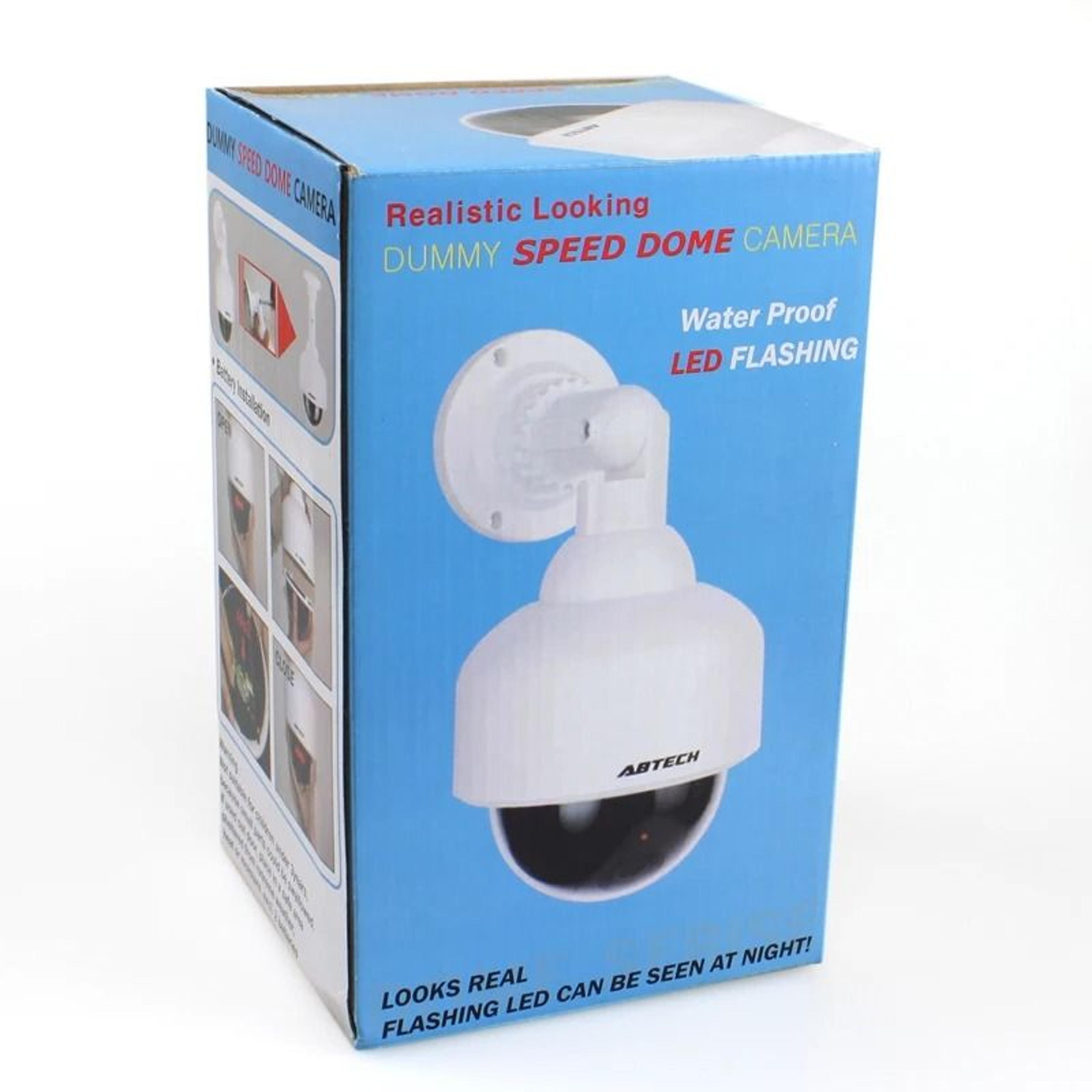 Dummy Dome Security Camera With Flashing LED For Indoor And Outdoor Use 2