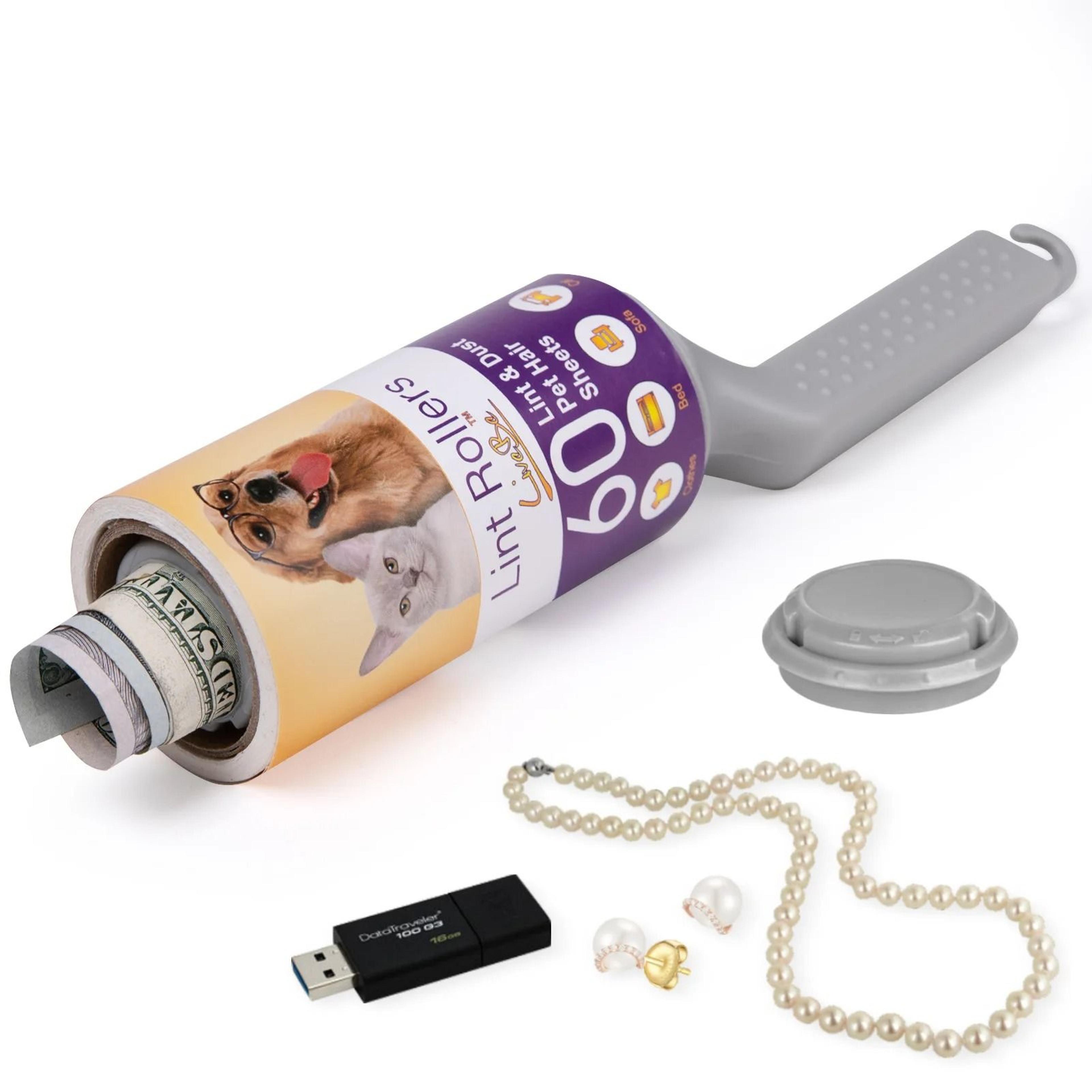 Hidden Compartment Lint Roller Stash Box Secret Storage For Travel 2
