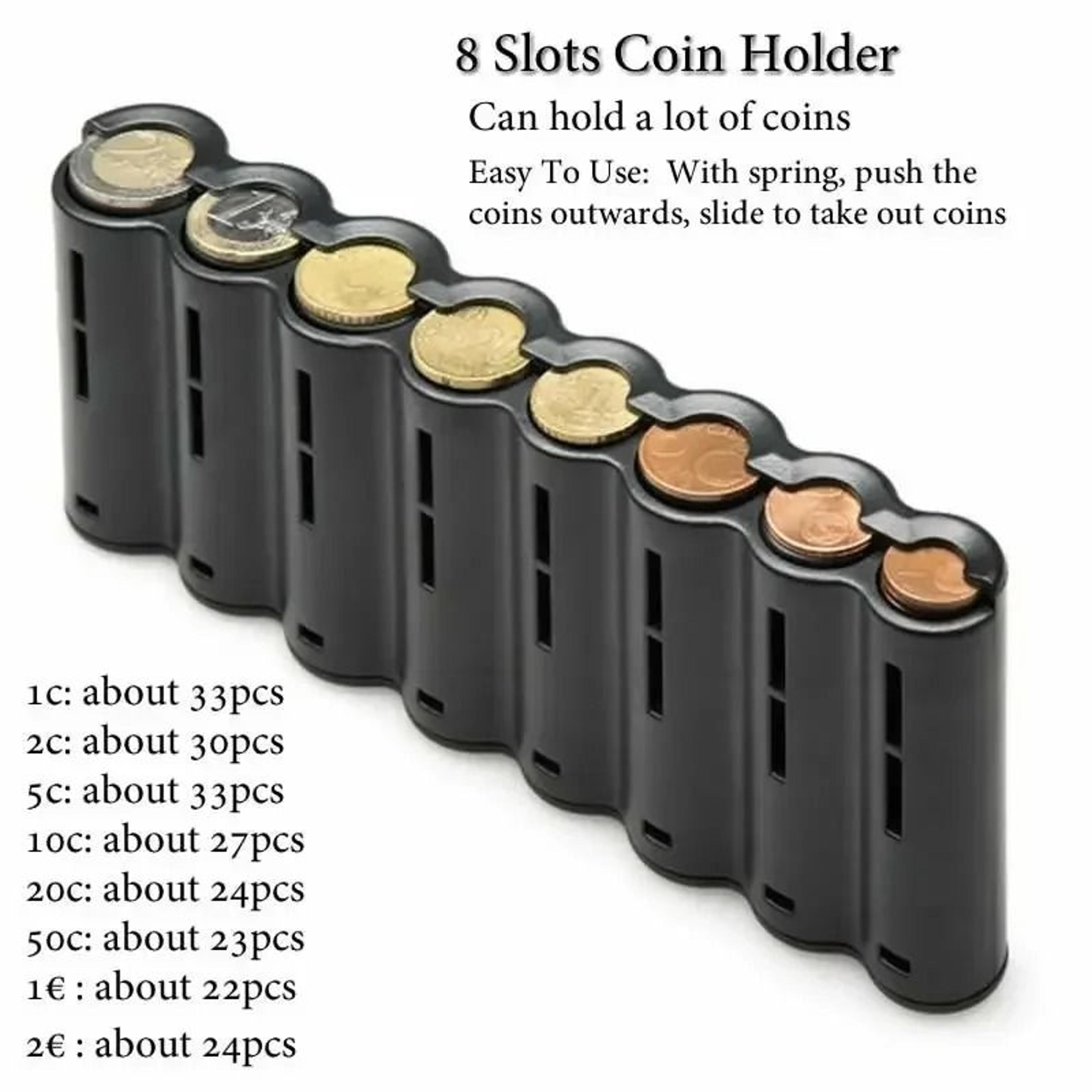 Multi Pocket Coin Fanny Pack With 8 Slot Coin Holder Waist Wallet 5