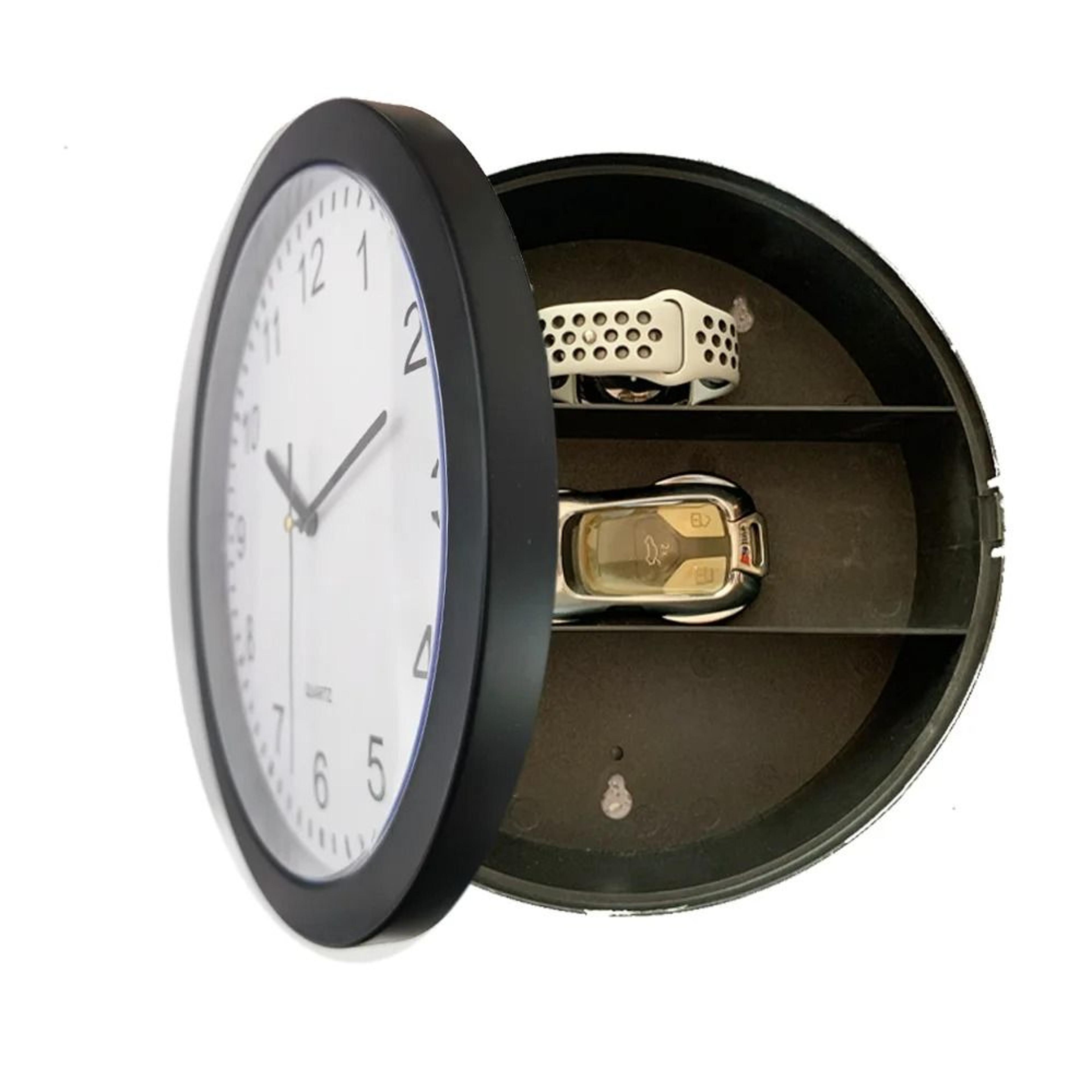 Hidden Wall Clock Safe Box With Secret Storage Compartment 1