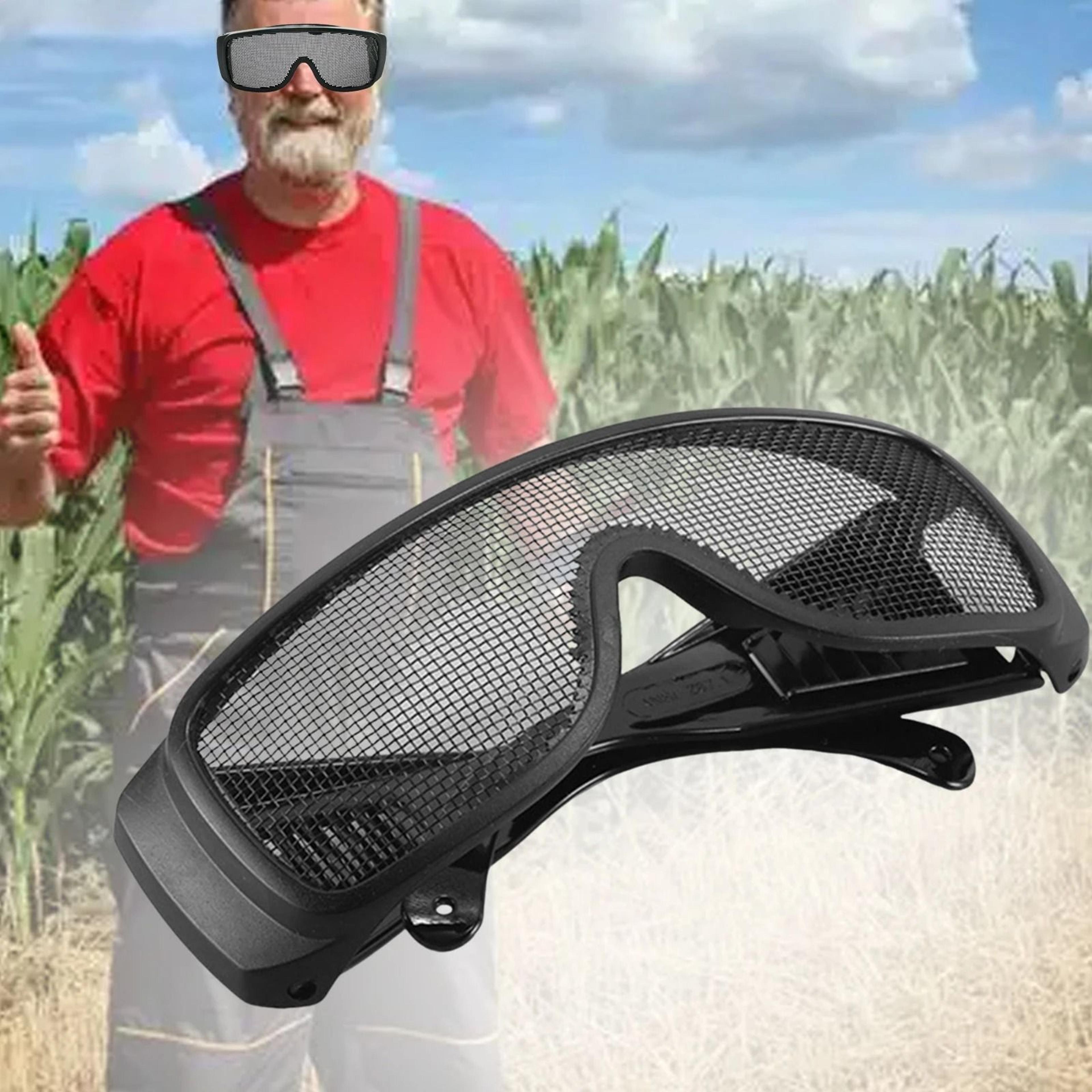 Metal Mesh Safety Goggles Anti Fog Impact Resistant Eye Protection 3