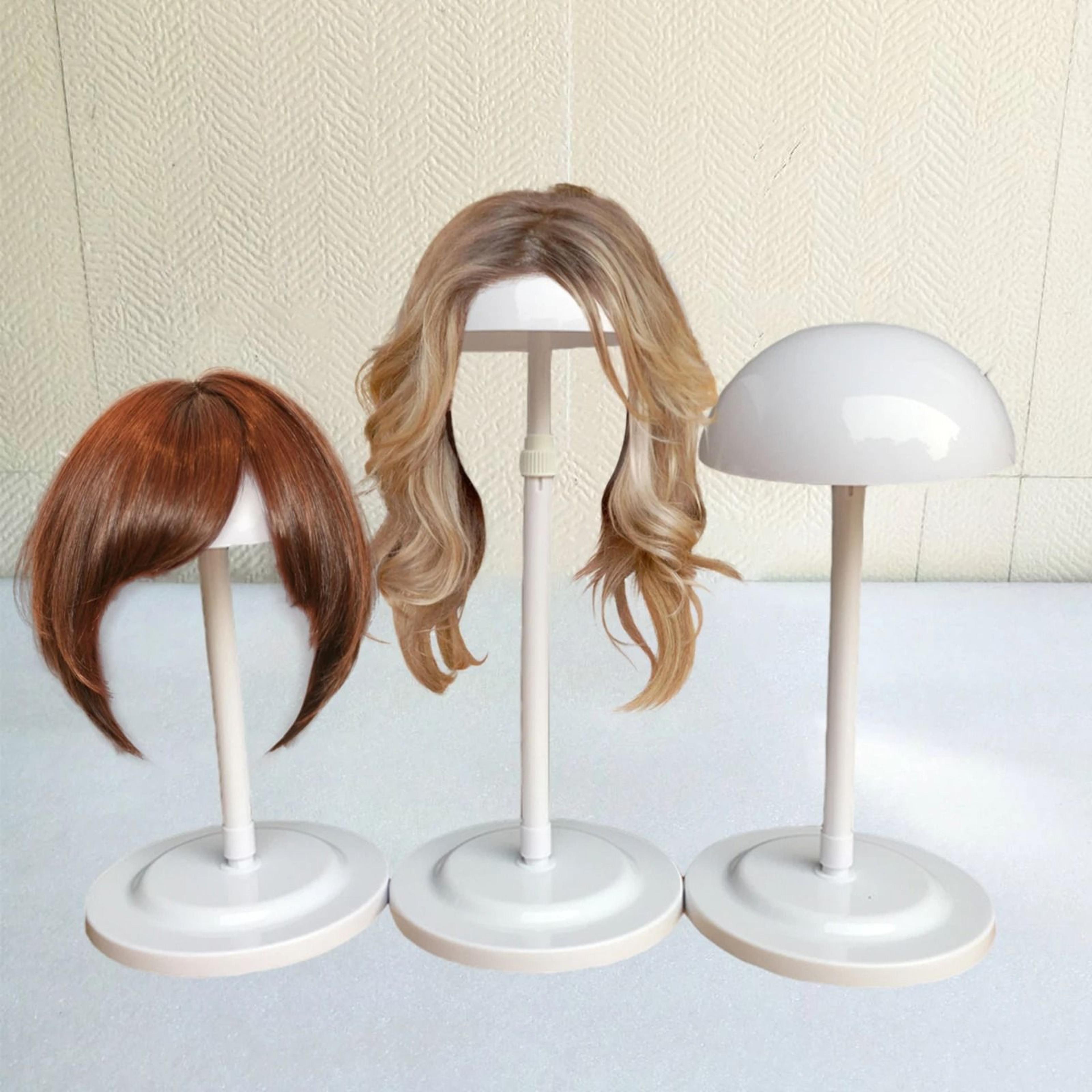 Adjustable Wig Head Stand For Styling Drying And Display 1