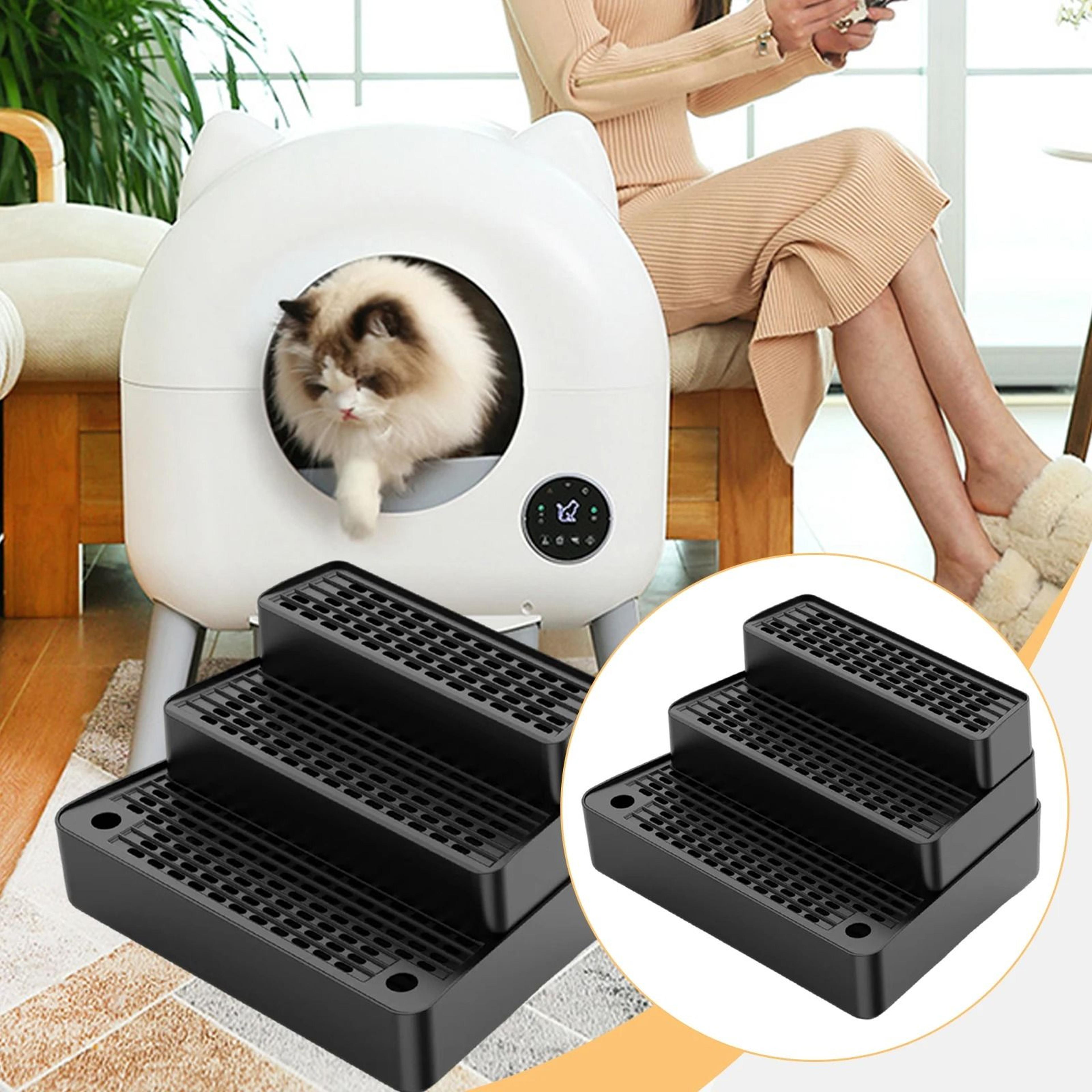 Three Step Cat Litter Box Ramp With Non Slip Feet Filter 0