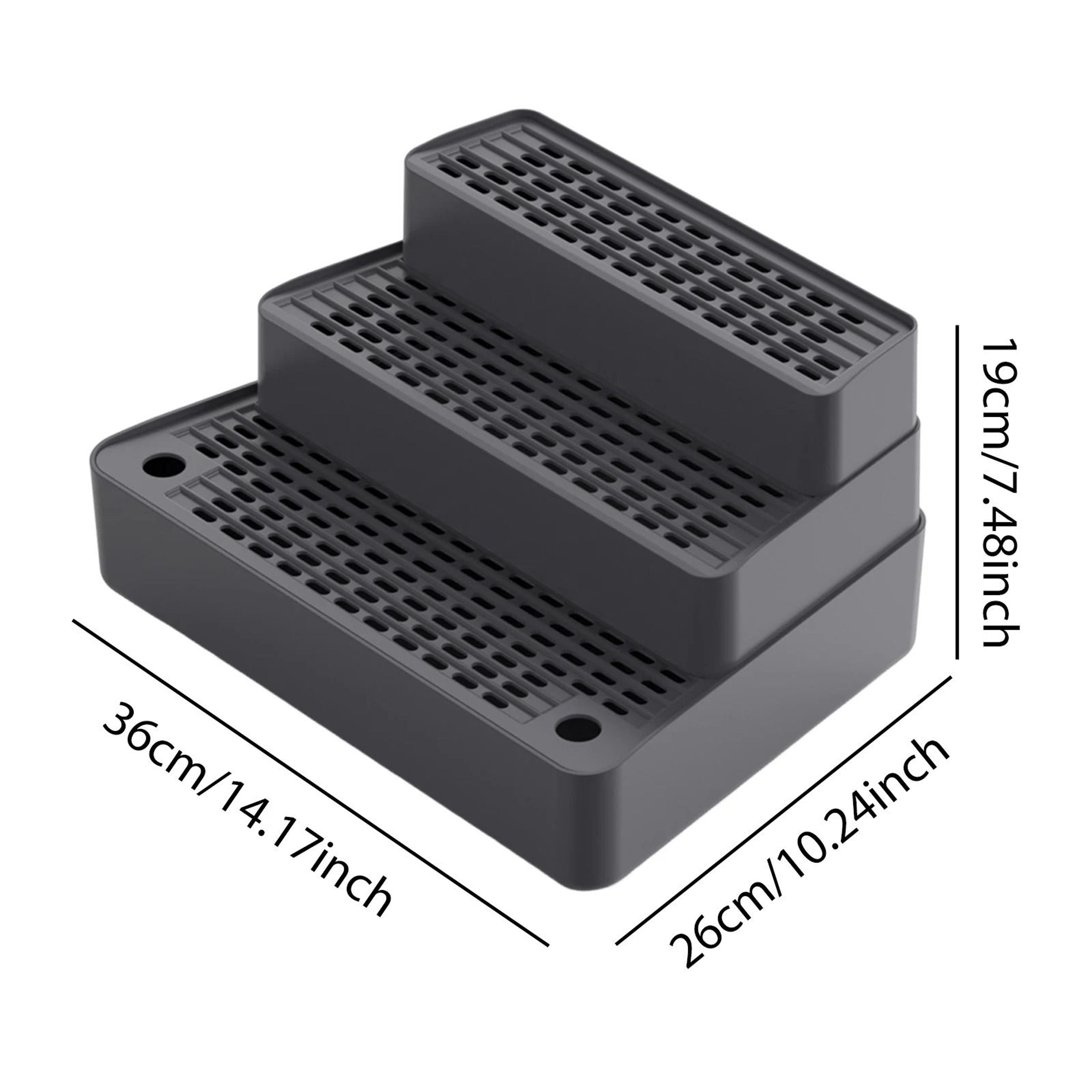 Three Step Cat Litter Box Ramp With Non Slip Feet Filter 4