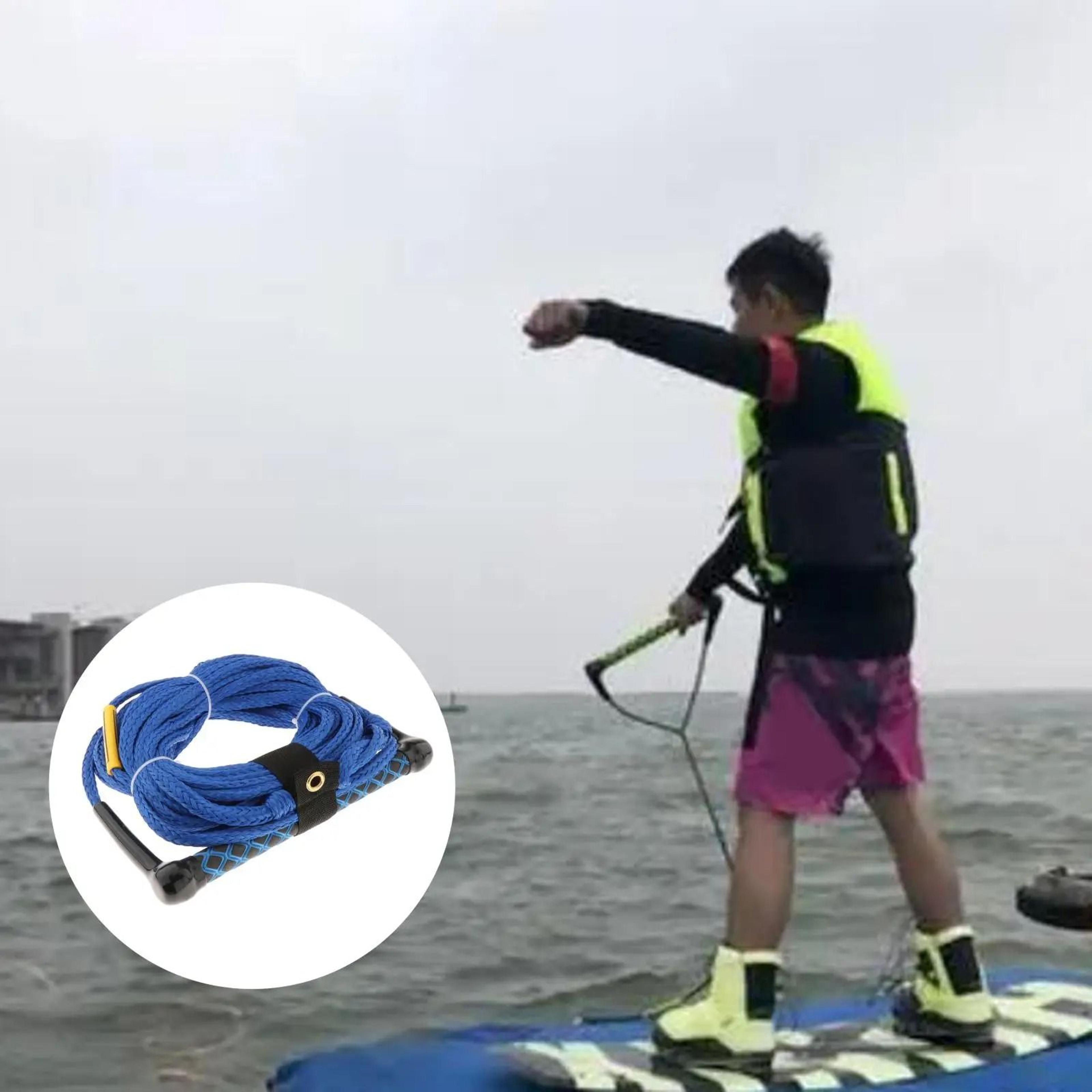 23M Floating Water Ski Rope With Grip For Surf And Wake Sports 7