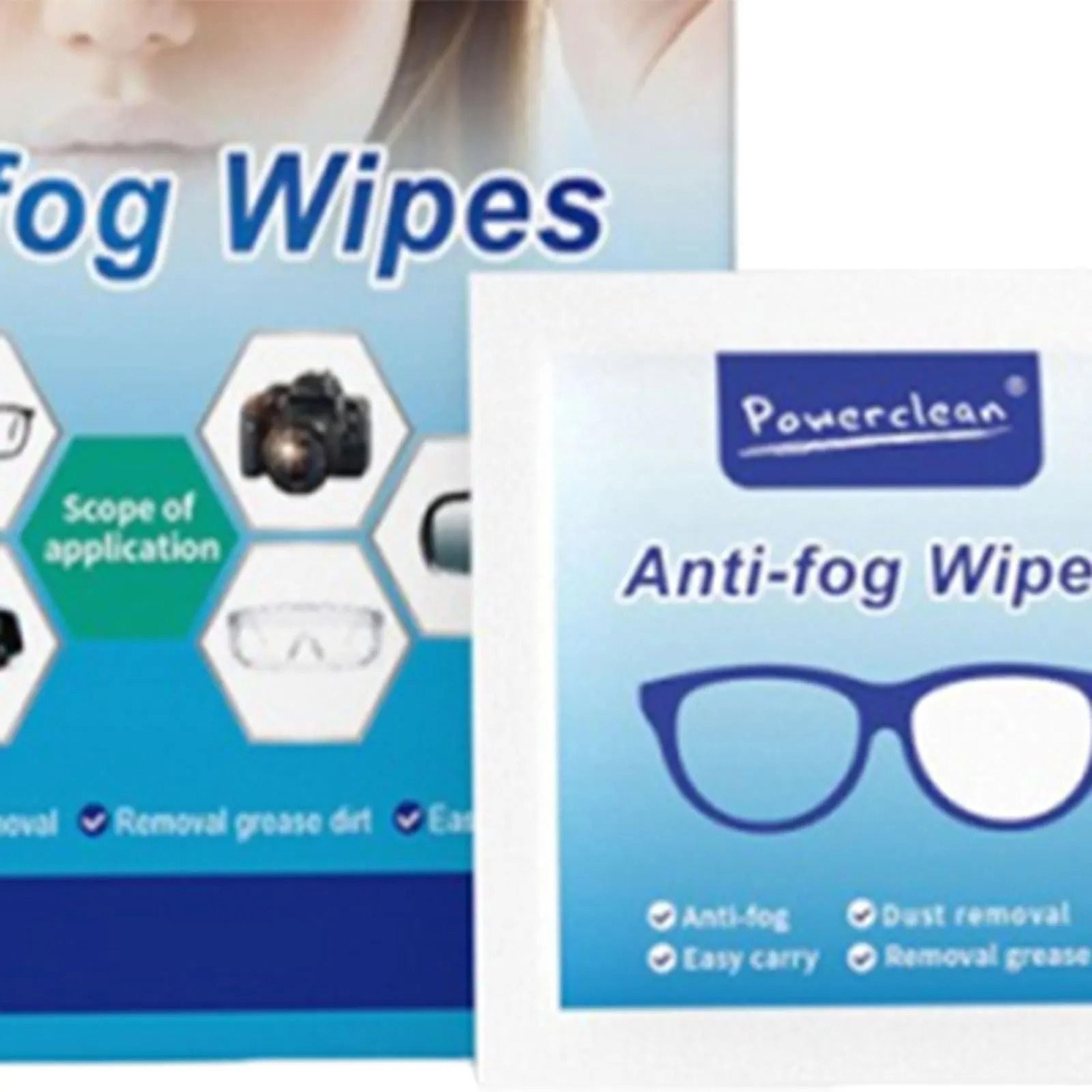Anti Fog Eyeglasses Lens Wipes 100 Count Cleaning Tissues For Clear Vision 3