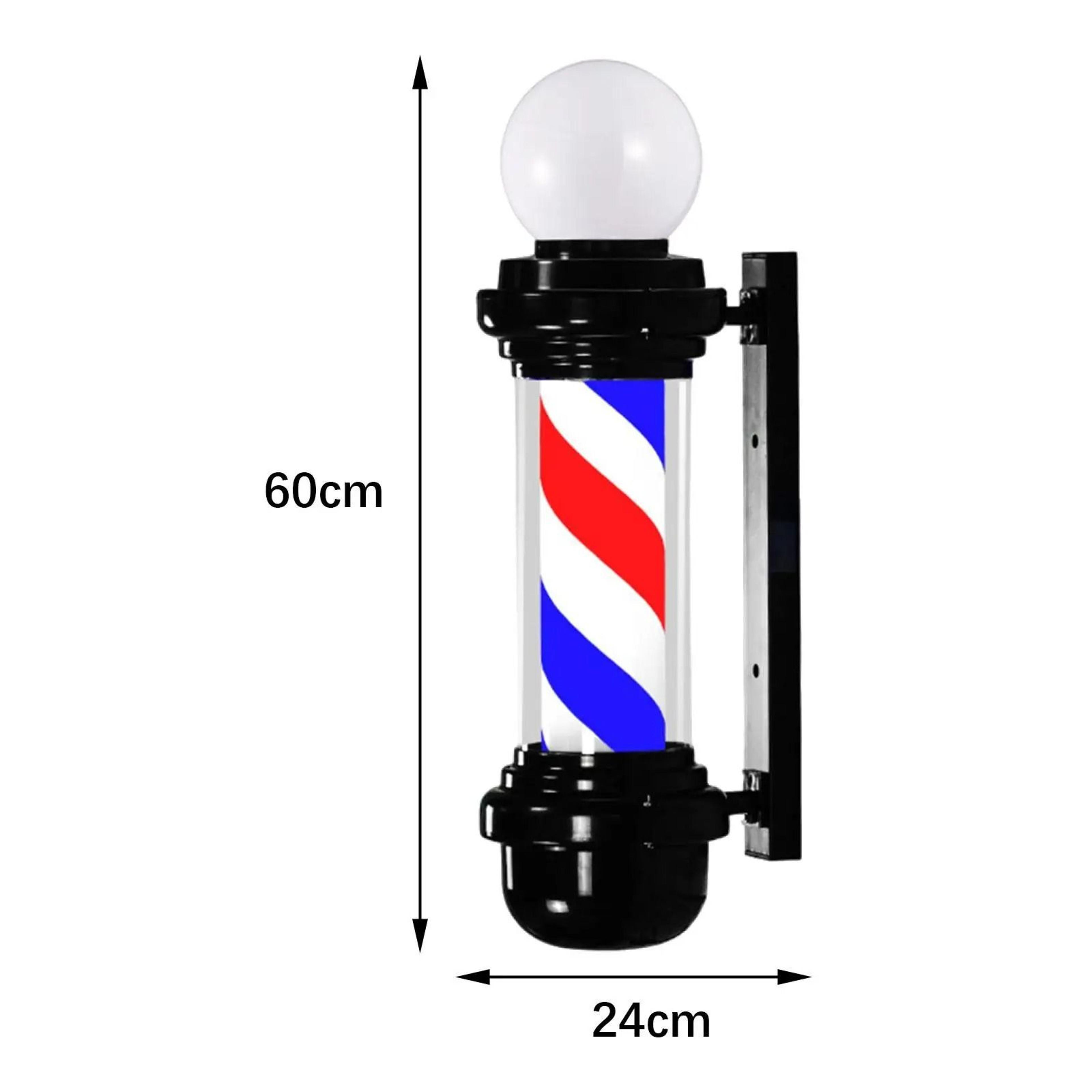 Classic Rotating Barber Pole Light For Salon And Barbershop Display 3