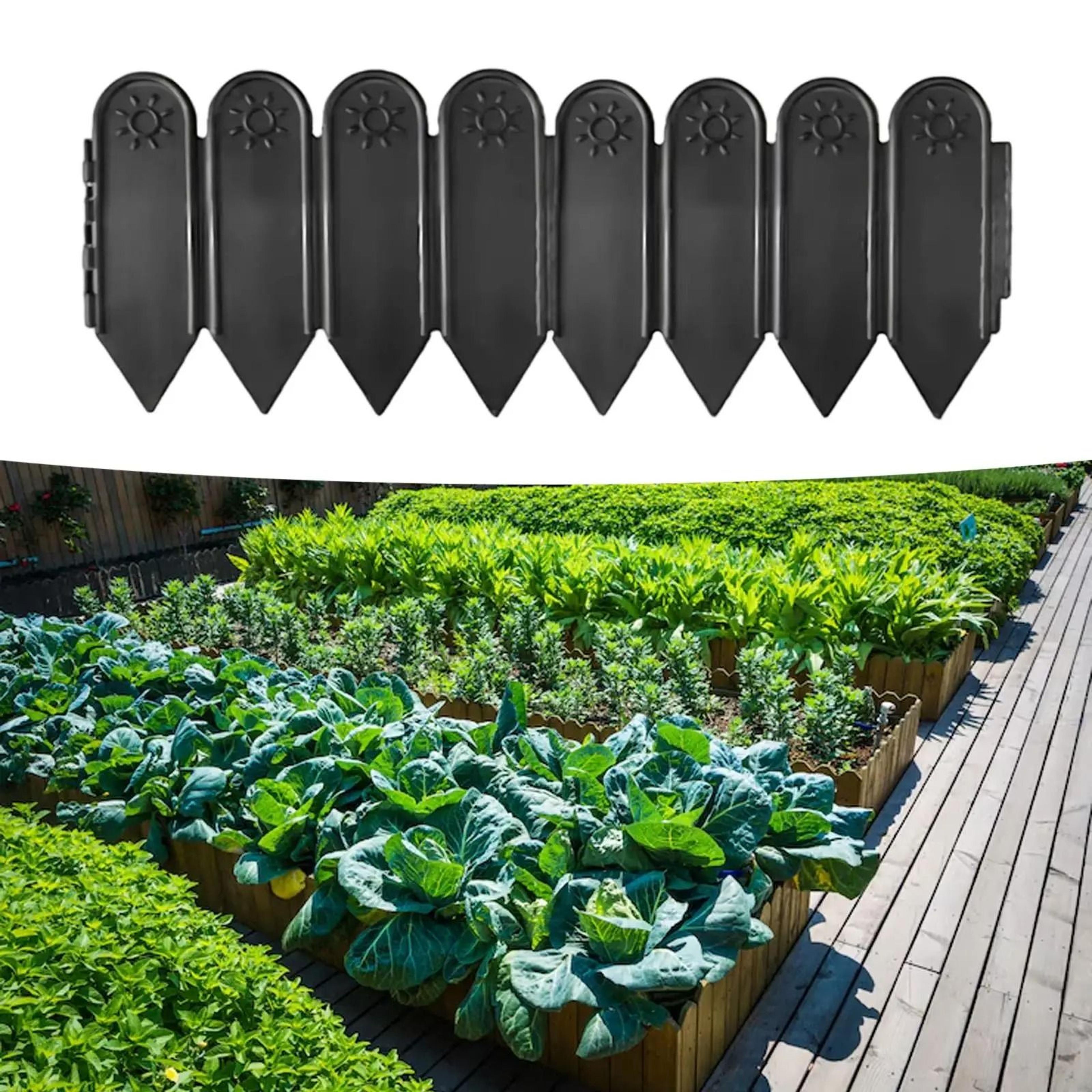 Decorative Garden Fence Border With Stakes For Flower Beds And Lawns 0