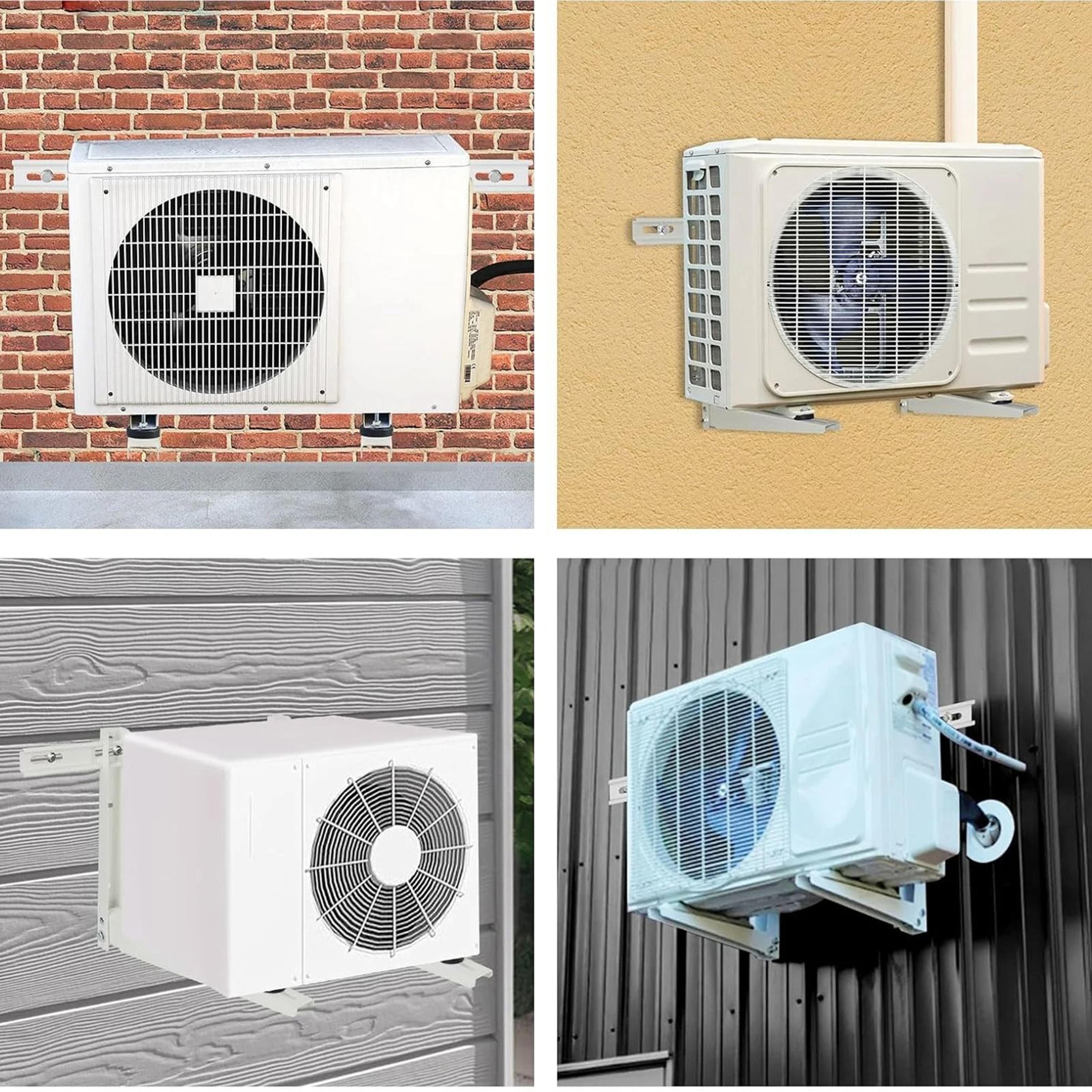 Anti Vibration Air Conditioner Bracket Universal Condenser Ground Stand 4