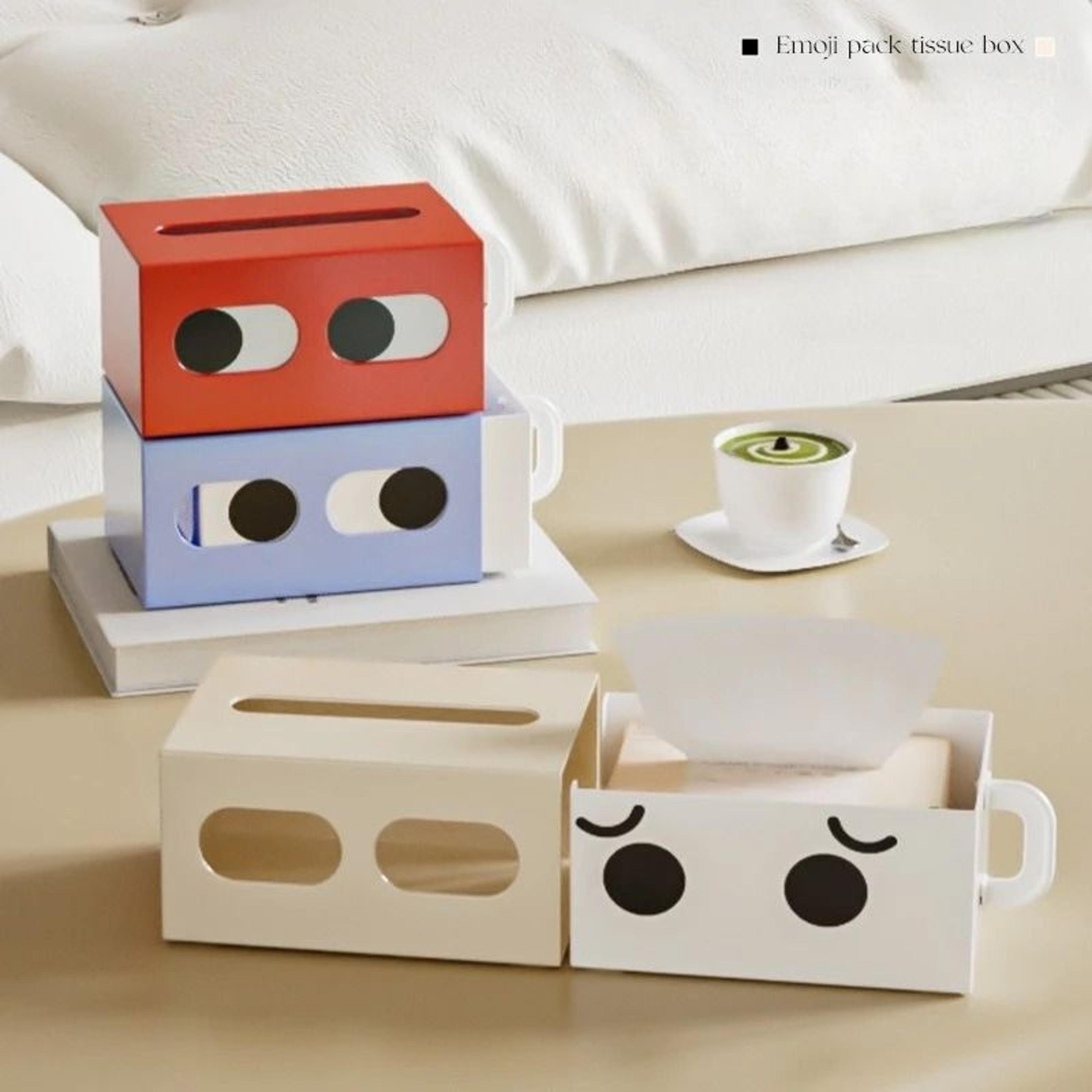 Modern Tabletop Tissue Box Holder Decorative Paper Storage Case 0