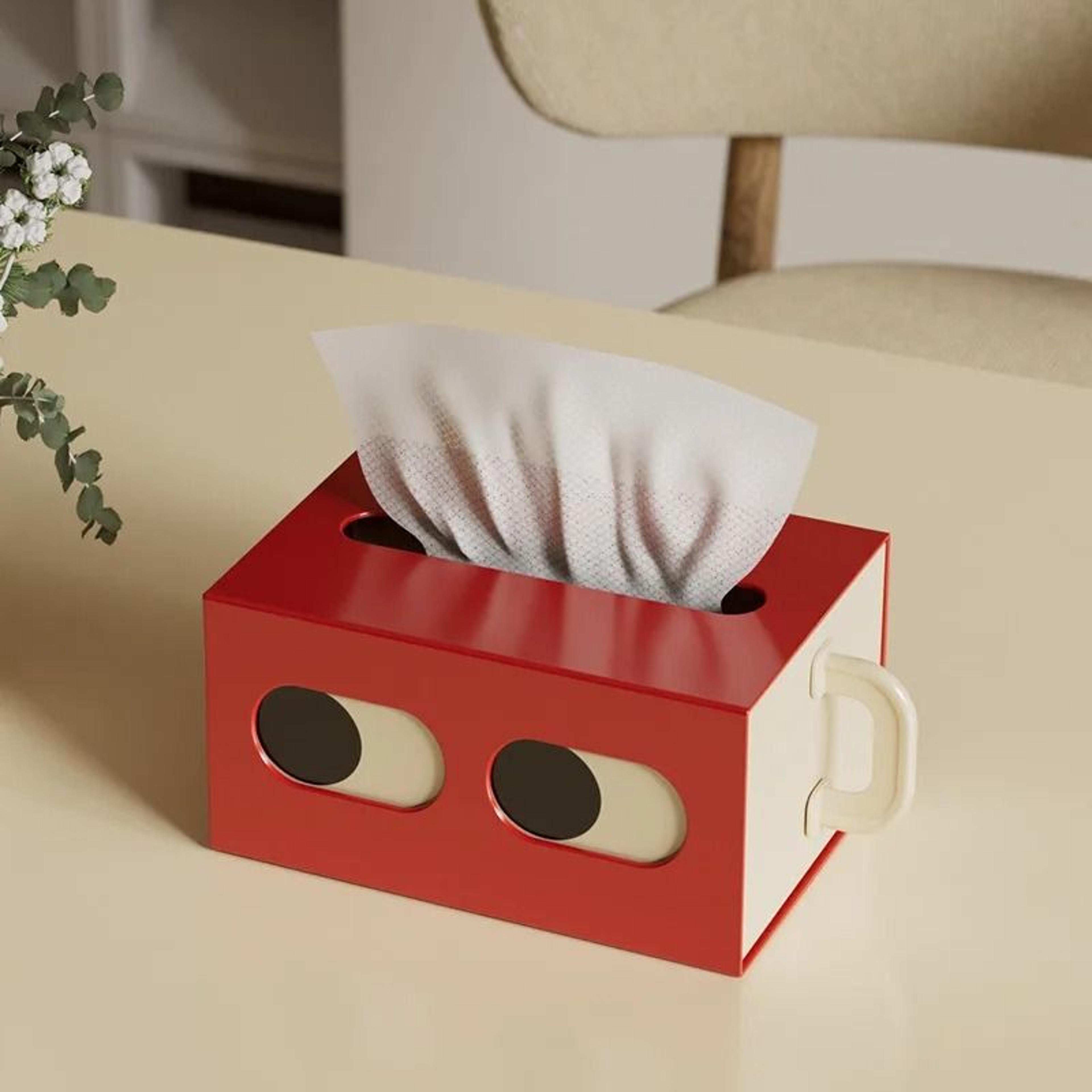 Modern Tabletop Tissue Box Holder Decorative Paper Storage Case 1