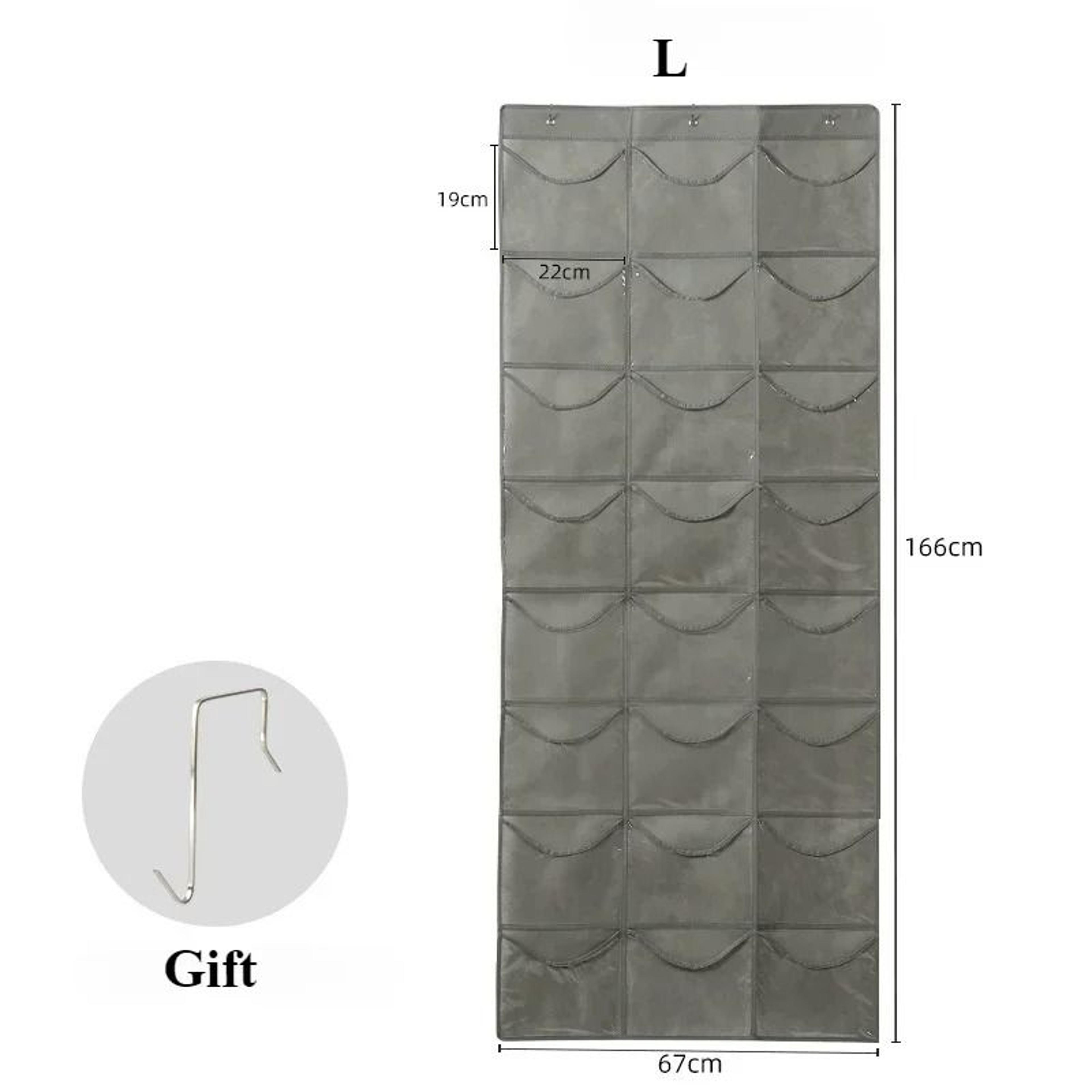 Clear Hat Storage Organizer Over The Door Baseball Cap Holder With Hanging Pockets 3
