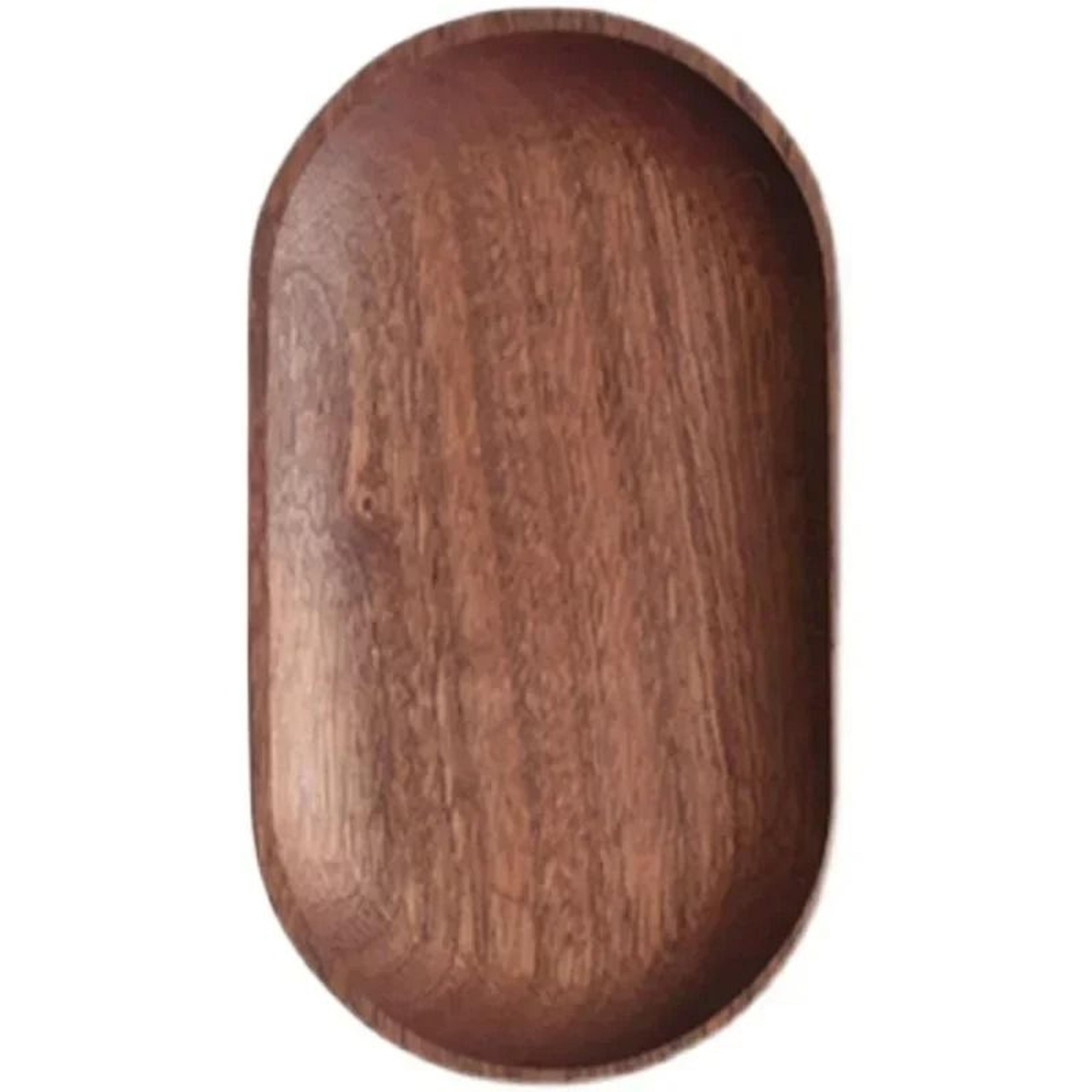 Japanese Style Rectangular Wooden Dinner Plate Walnut Wood Serving Tray 6