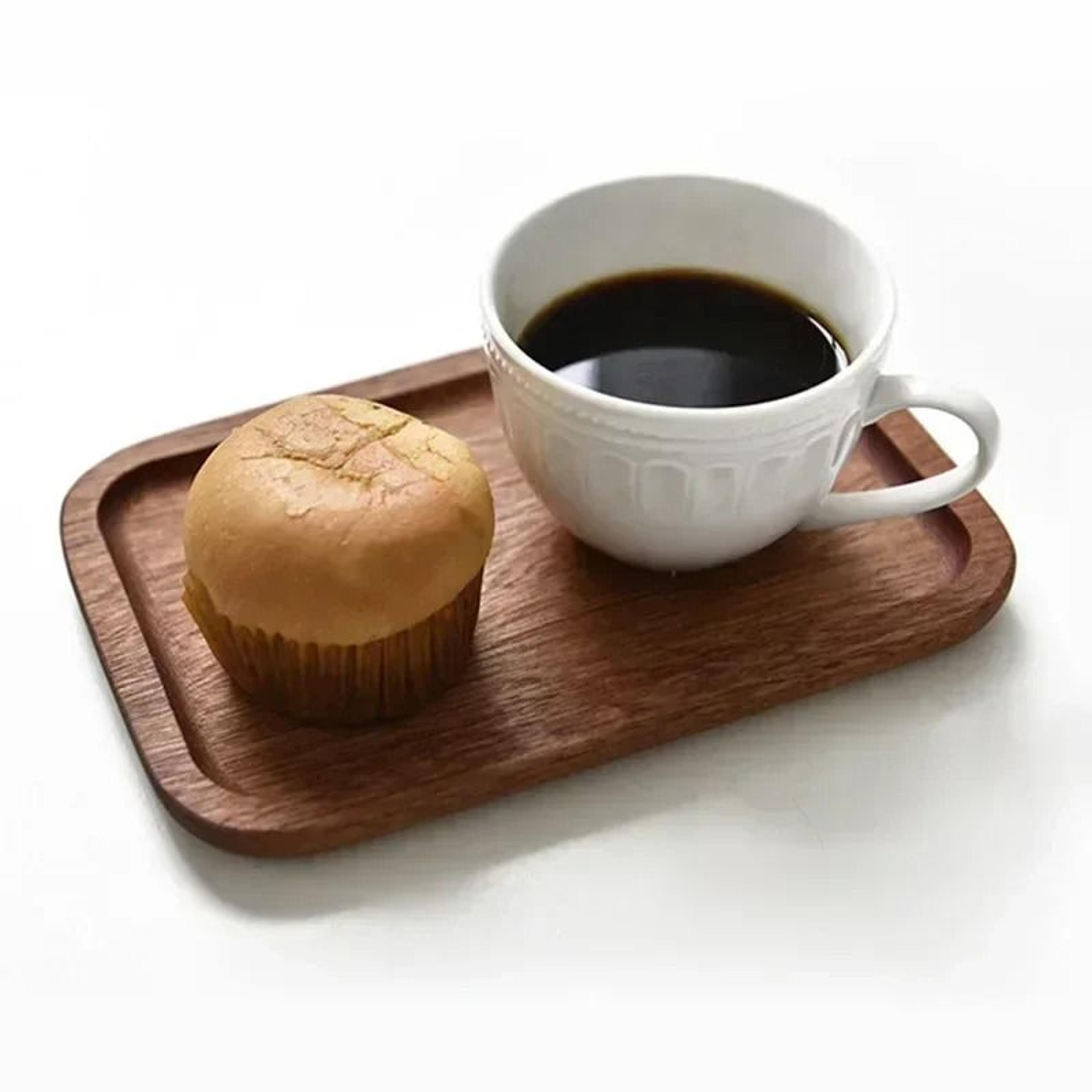 Japanese Style Rectangular Wooden Dinner Plate Walnut Wood Serving Tray 8