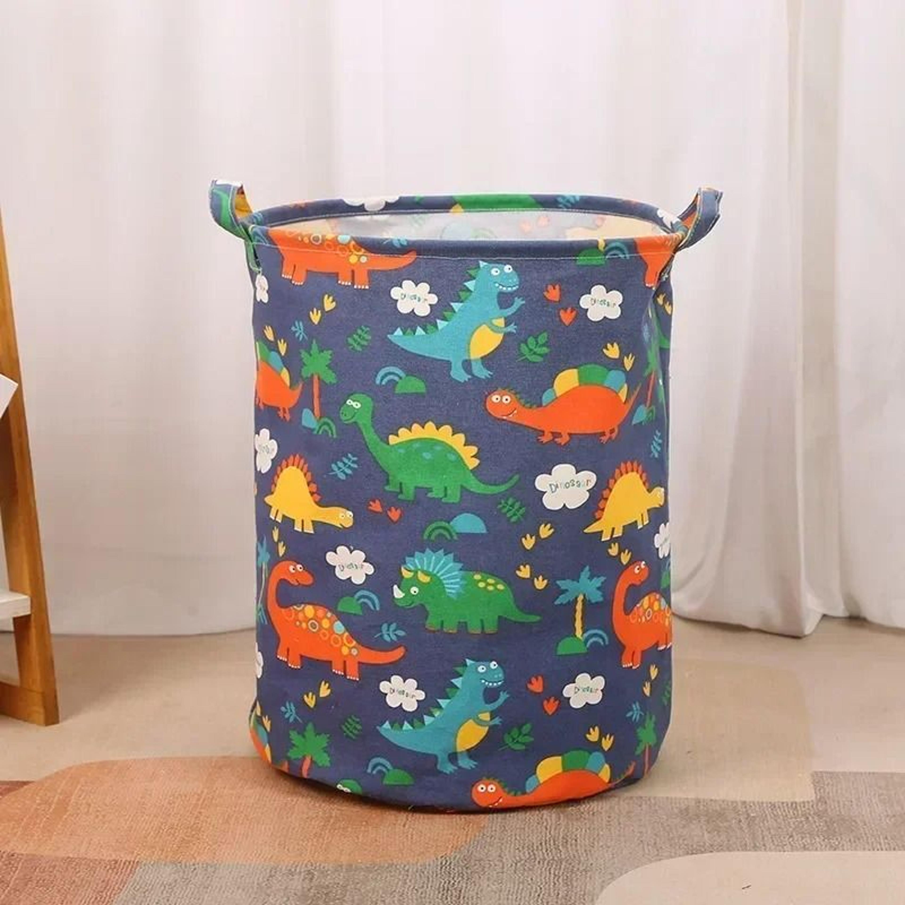Foldable Cotton Linen Laundry Hamper Large Laundry Storage Bag 5