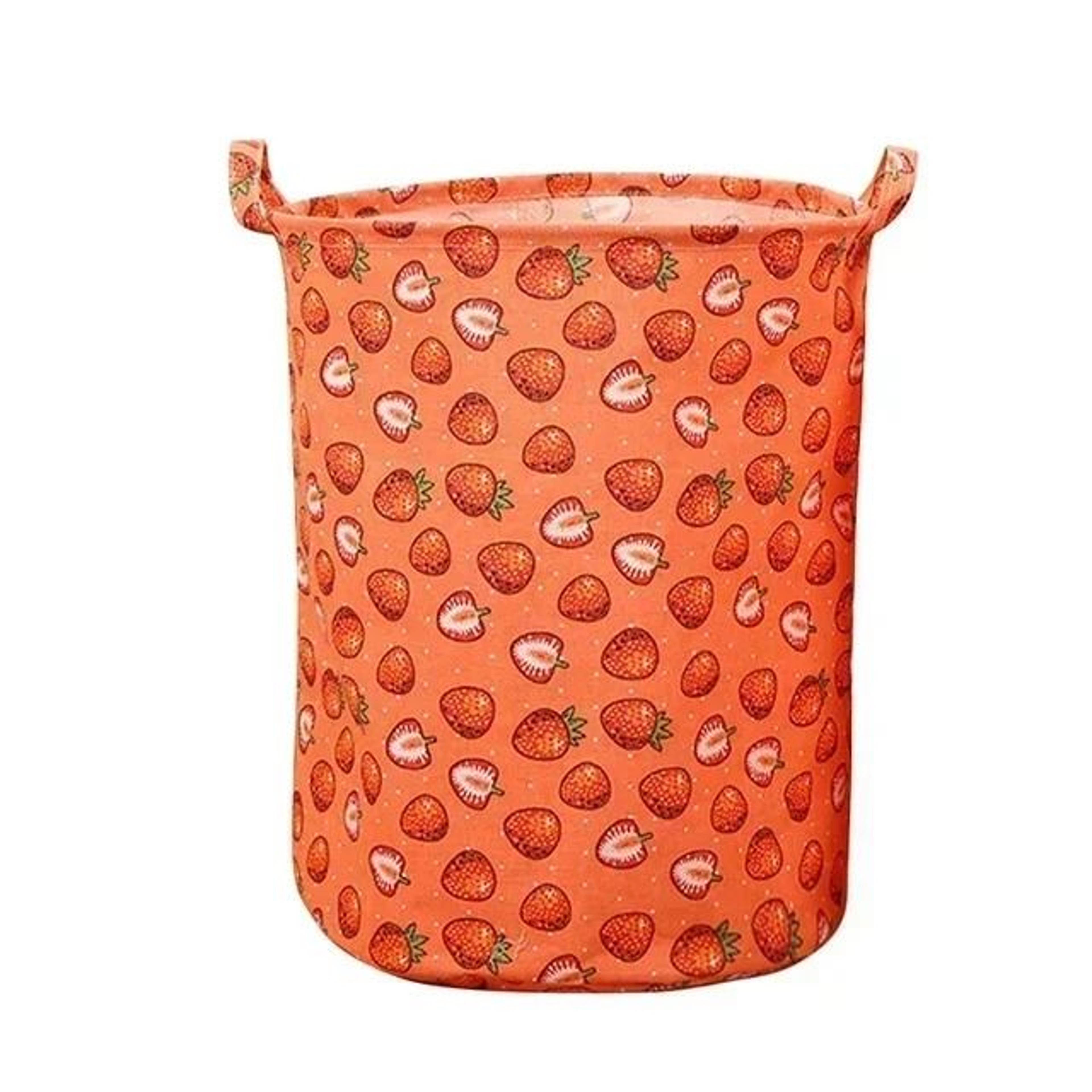 Foldable Cotton Linen Laundry Basket Large Storage Hamper For Clothes And Toys 4