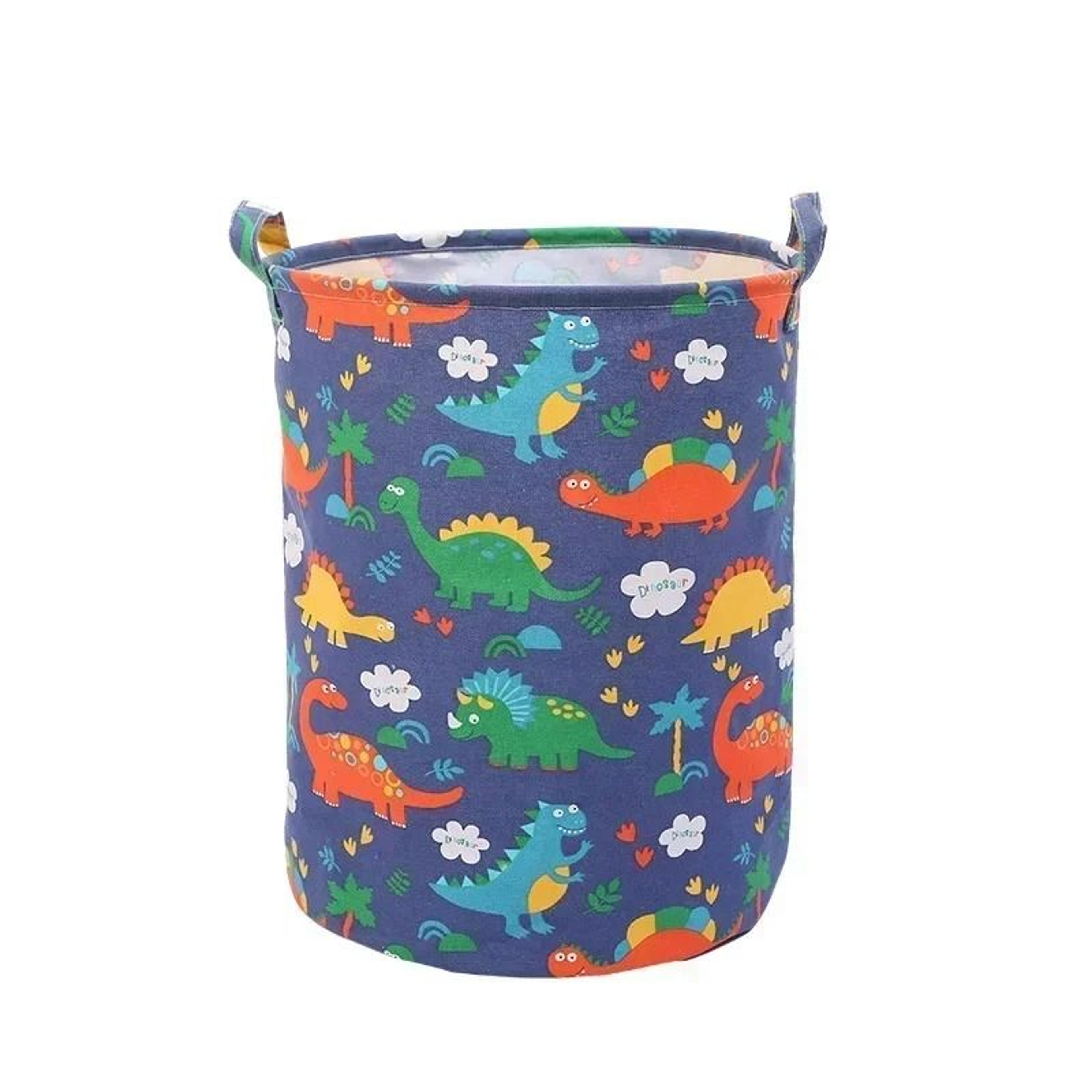 Foldable Cotton Linen Laundry Basket Large Storage Hamper For Clothes And Toys 7