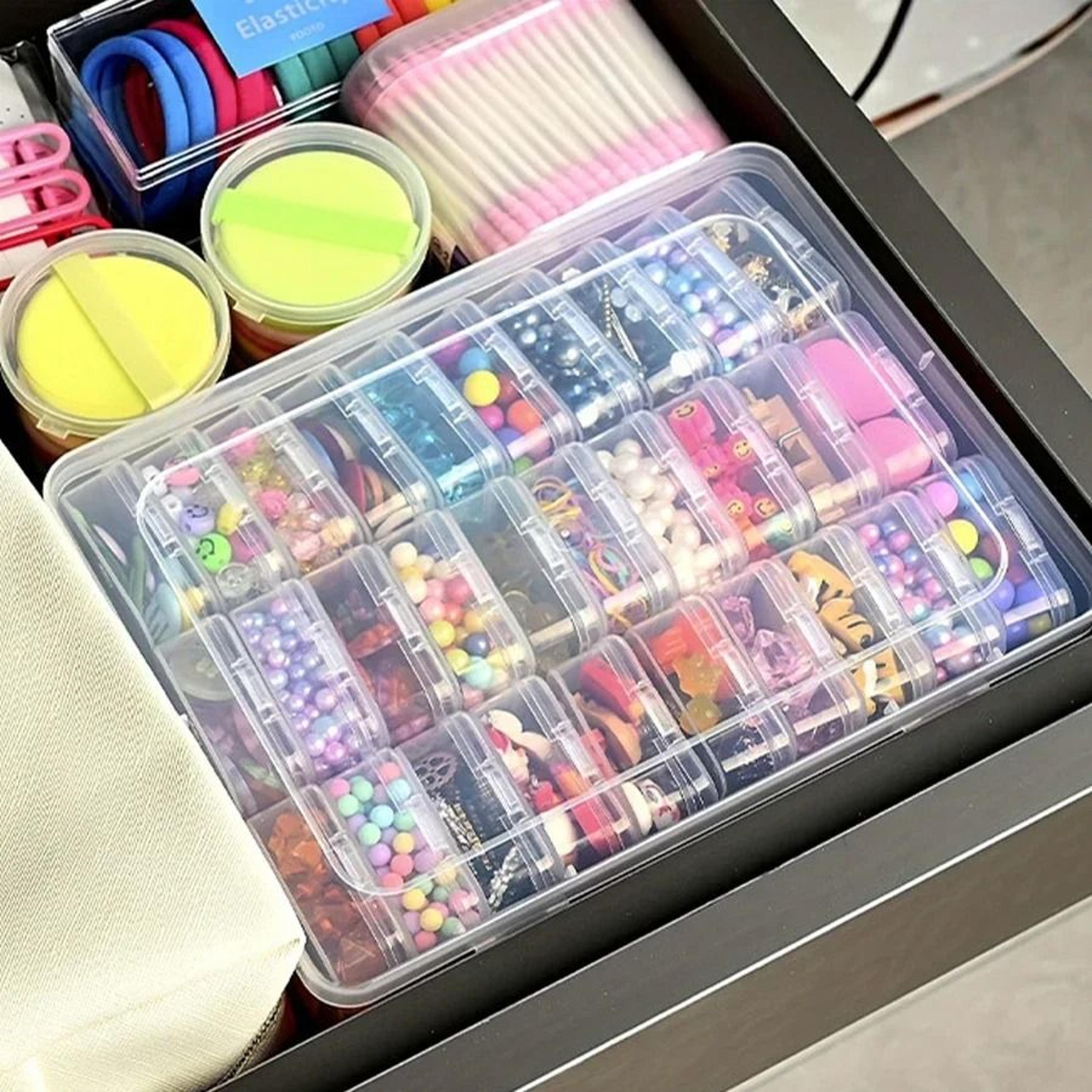 Mini Bead Organizer Container Plastic Storage Box For Jewelry Making And Crafts 7