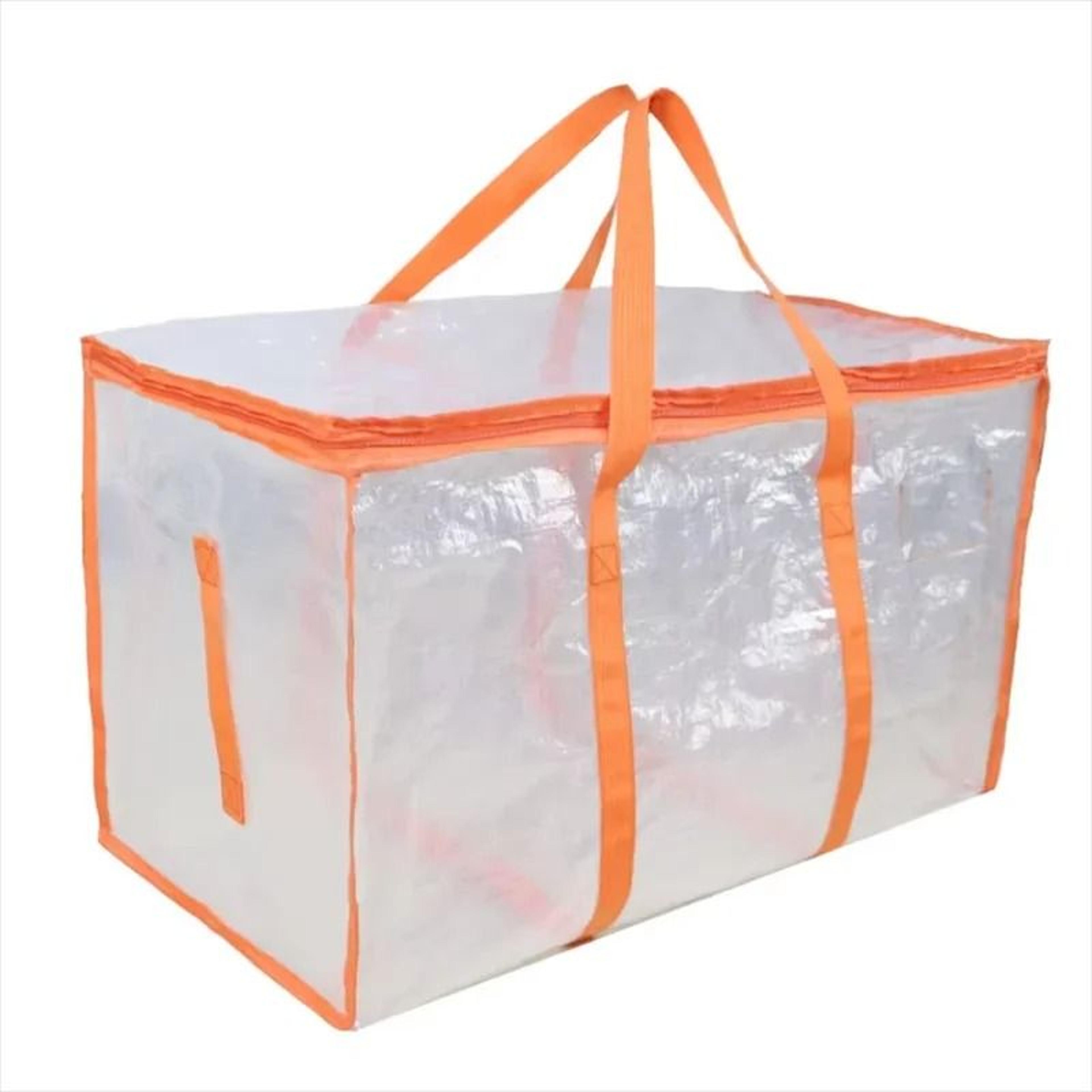 Large Capacity Transparent Quilt Storage Bag Clothing And Bedding Organizer 4