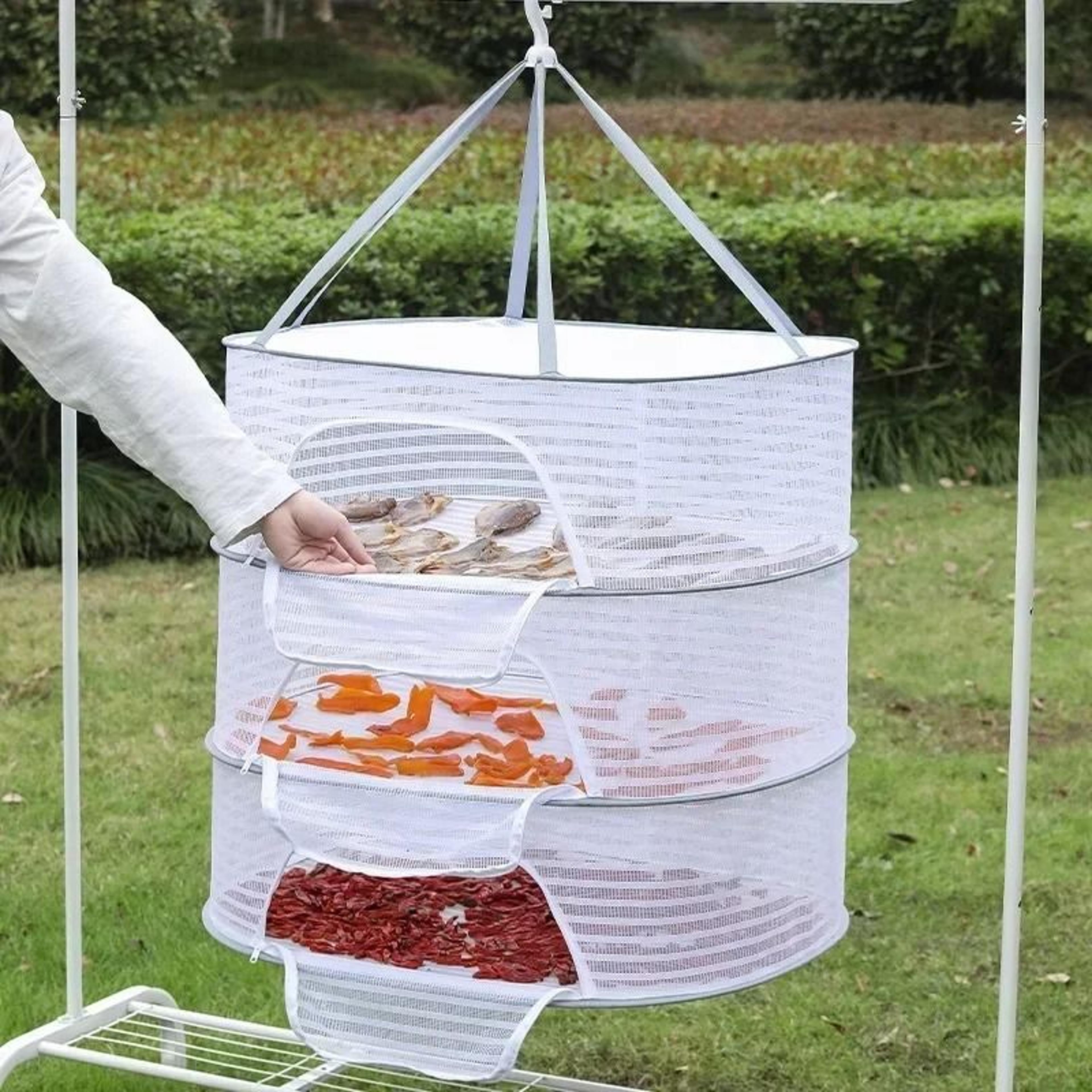 Three Layer Drying Net Anti Mosquito Fish And Food Drying Rack 10