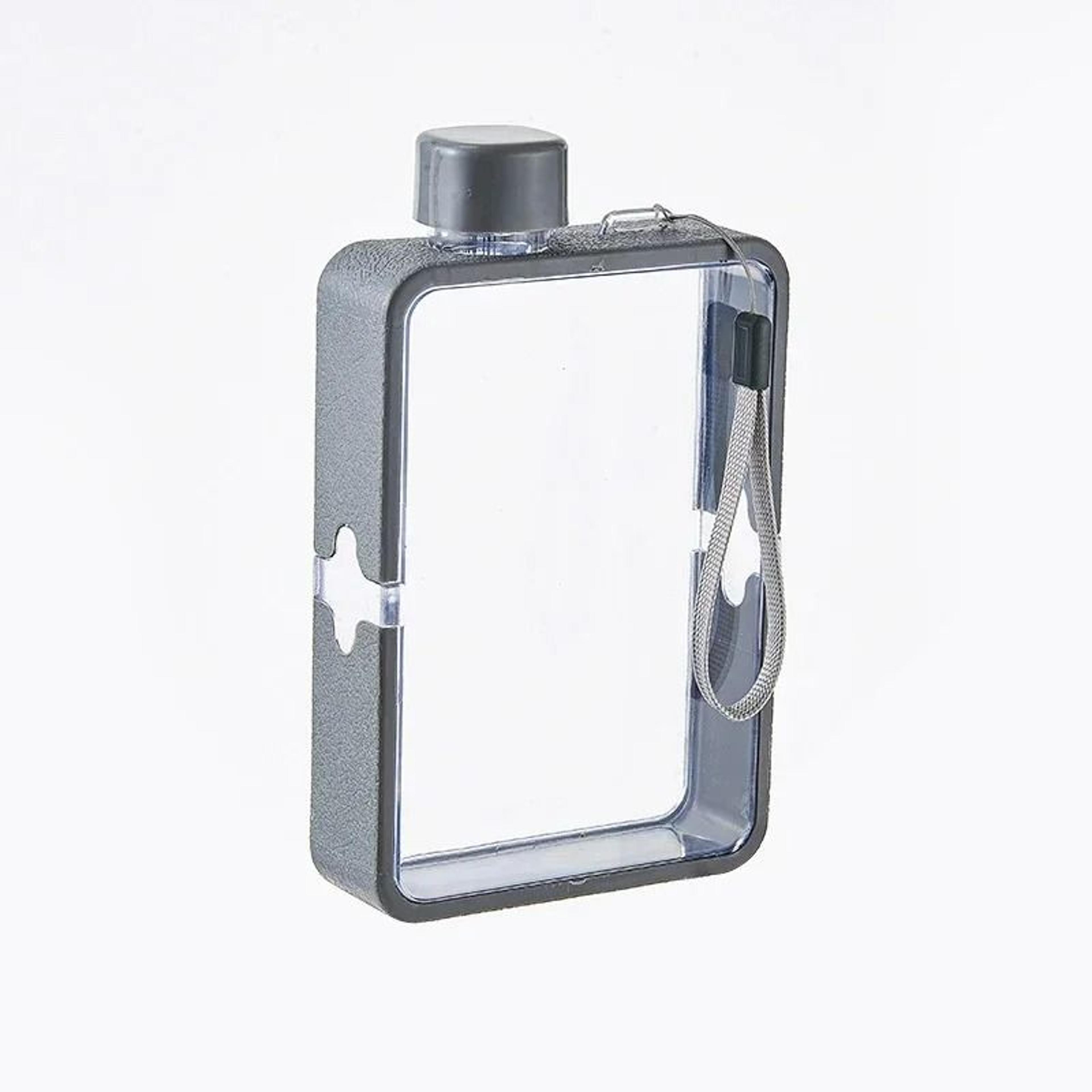 Flat A5 Size Water Bottle Portable Sports And Travel Fitness Bottle 380ML 3