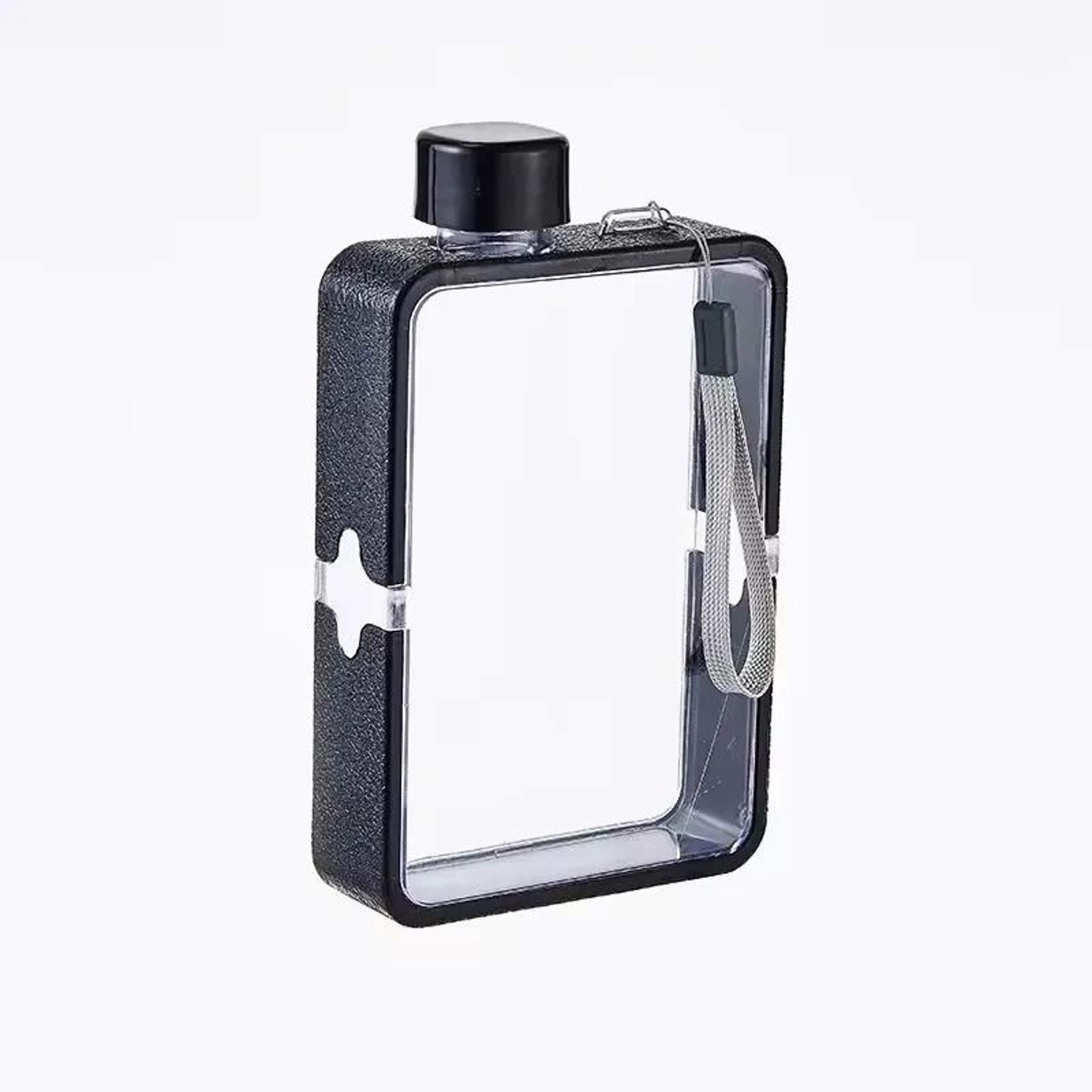 Flat A5 Size Water Bottle Portable Sports And Travel Fitness Bottle 380ML 2