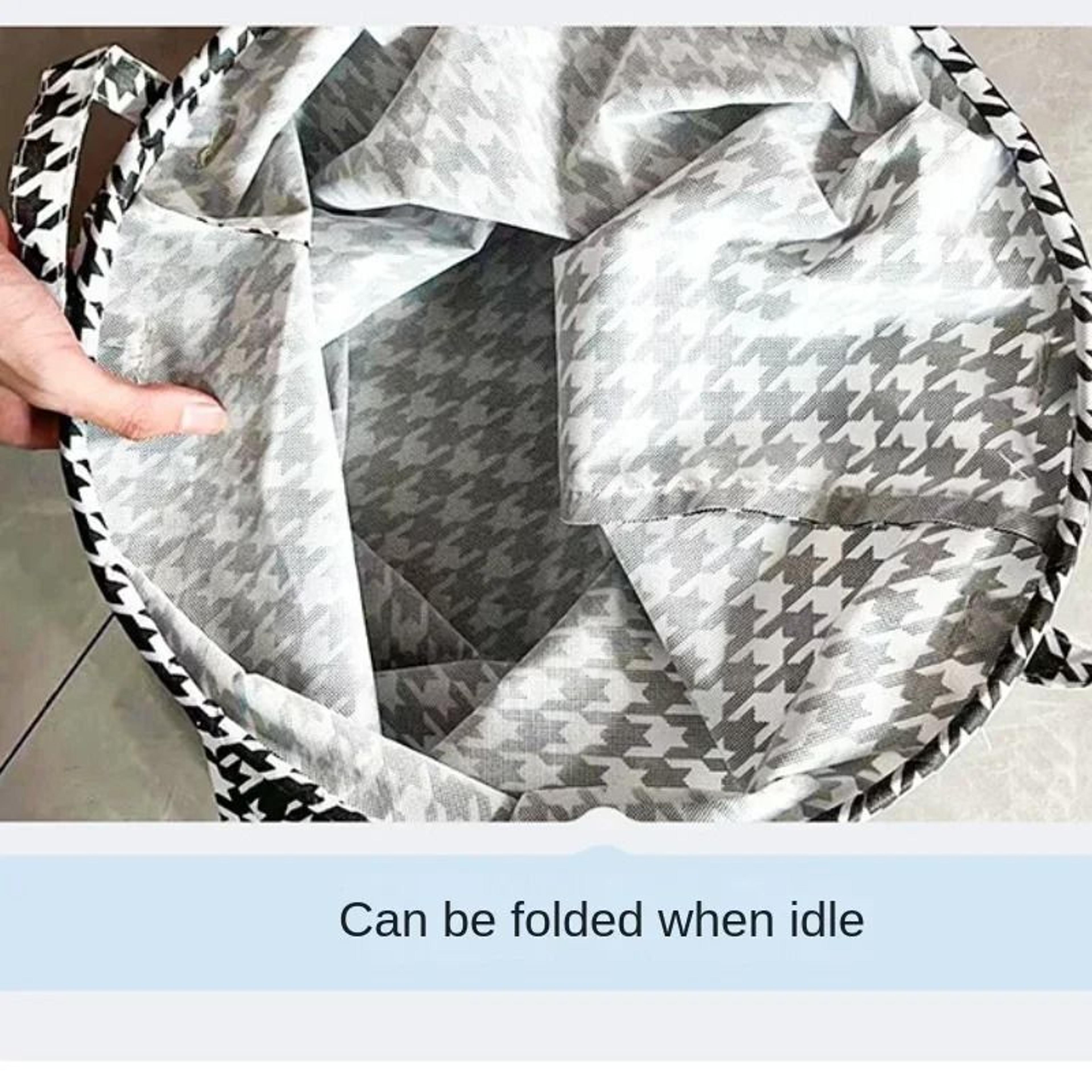 Foldable Laundry Basket Waterproof Large Capacity Storage Hamper For Clothes And Toys 9