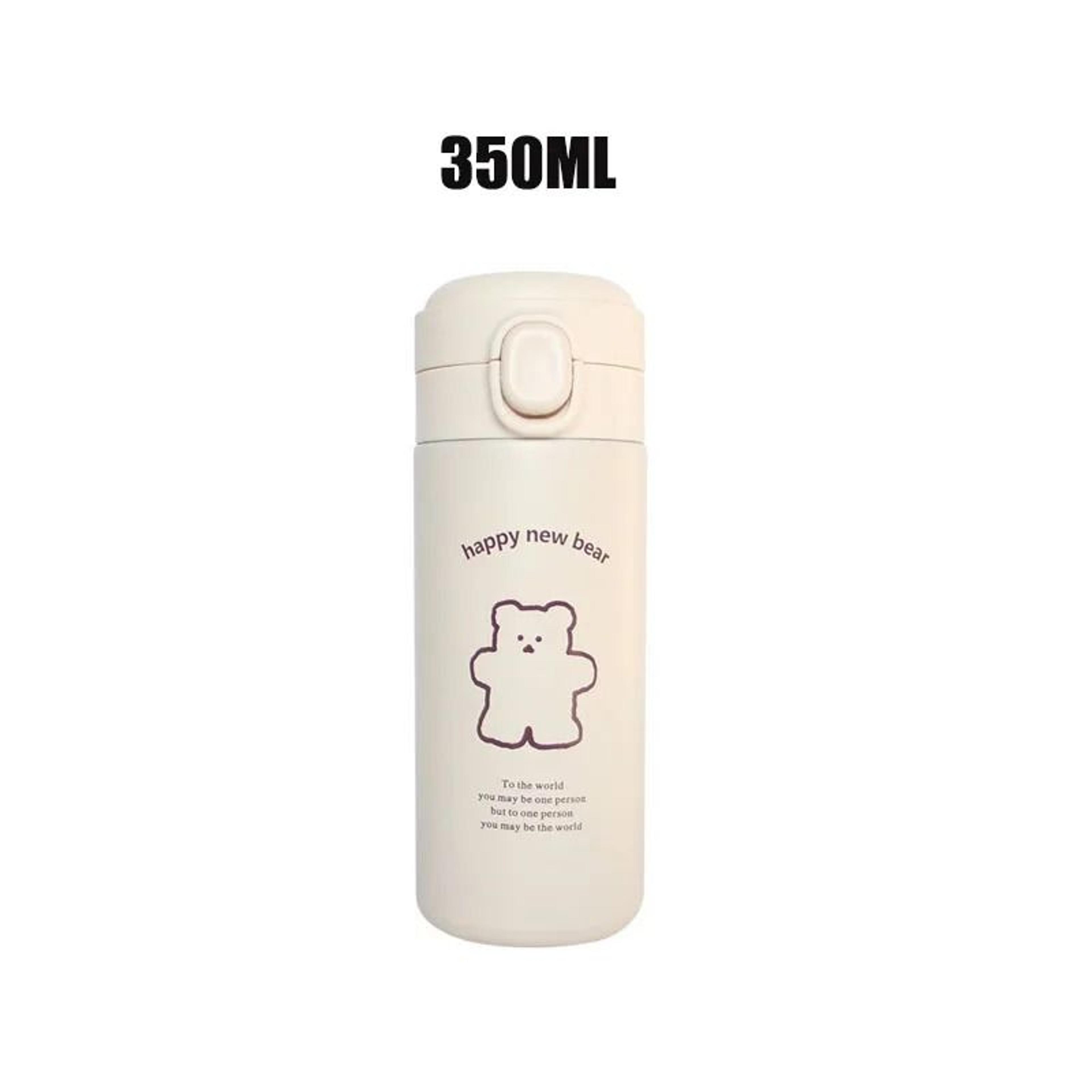Bear Thermos Travel Cup Vacuum Insulated Portable Sports Water Bottle 450ML 1