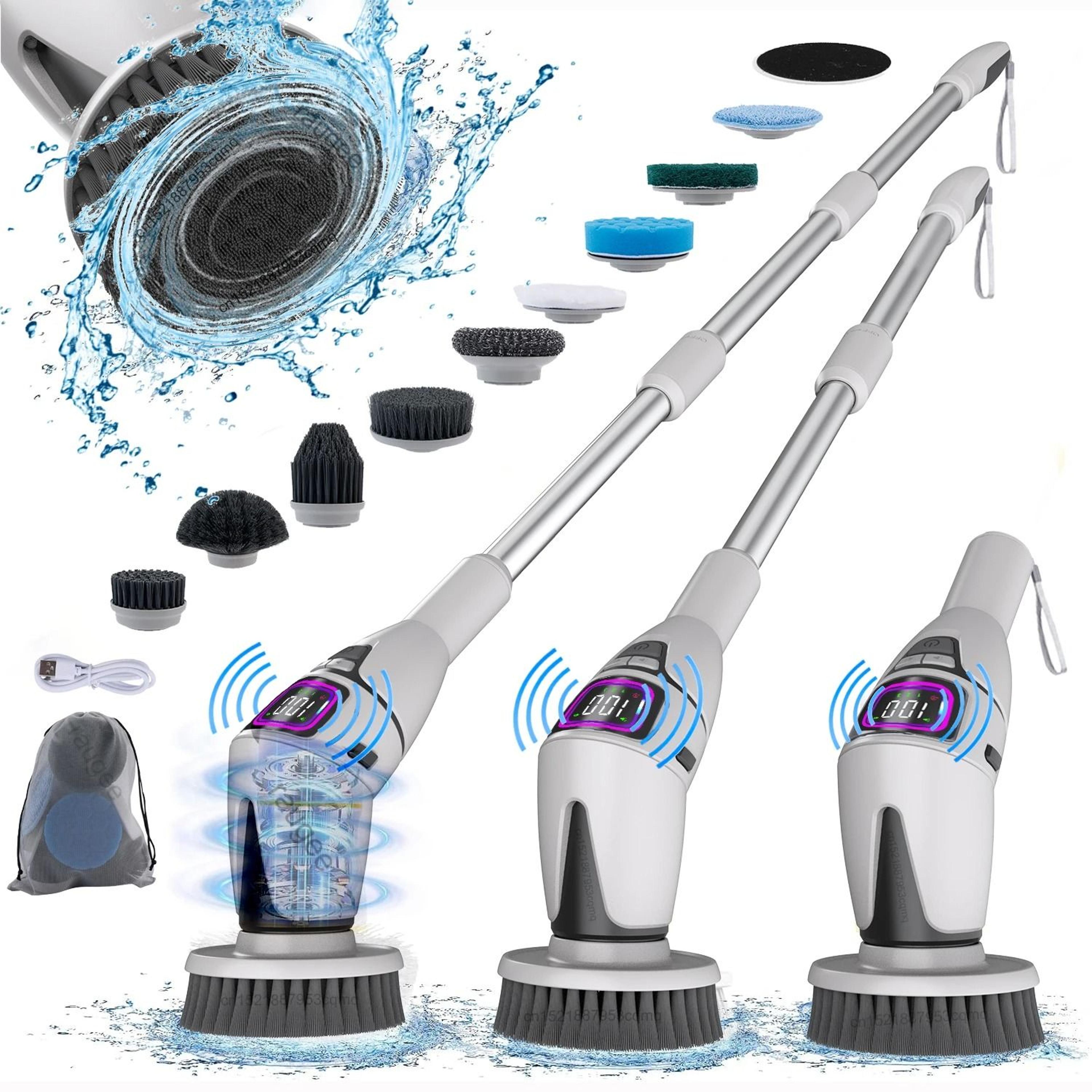 Wireless Electric Spin Scrubber 10 In 1 Bathroom Cleaning Brush For Kitchen And Toilet 7