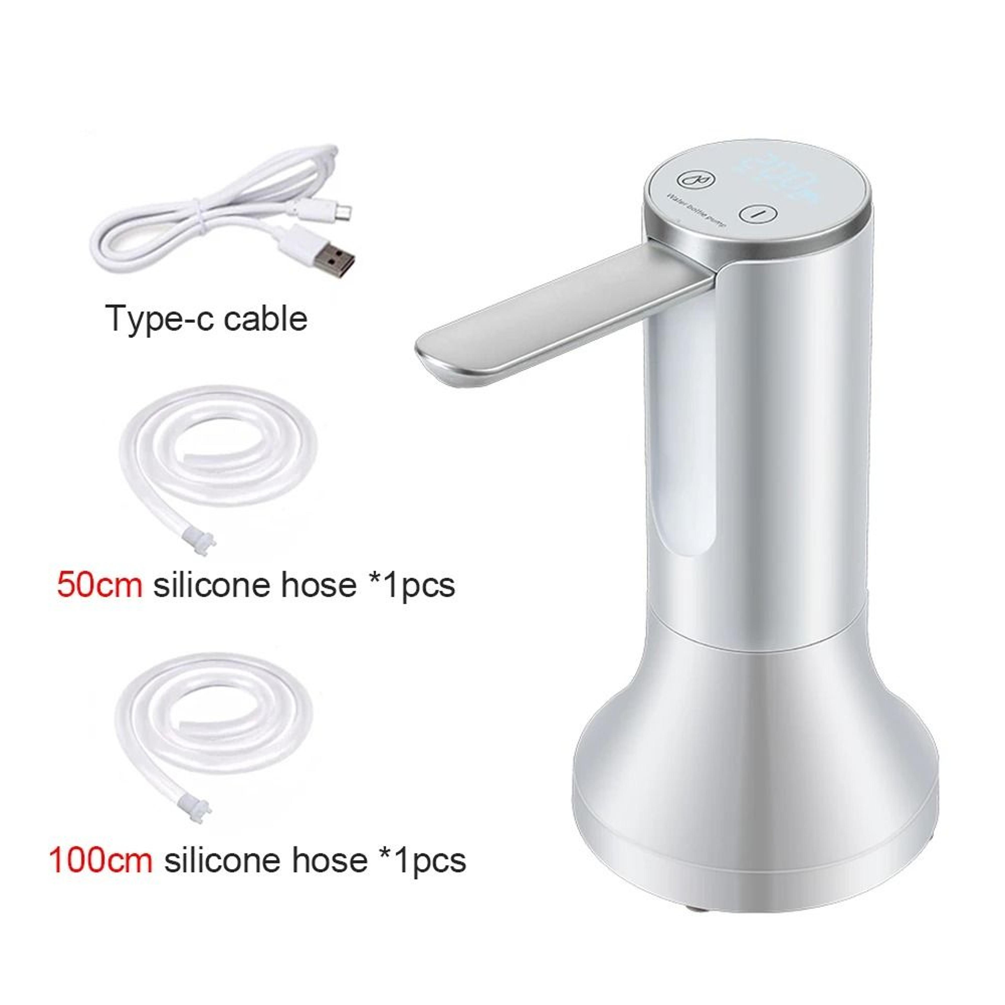 Rechargeable Electric Water Gallon Pump Foldable Automatic Dispenser For 19 Liter Bottles 4