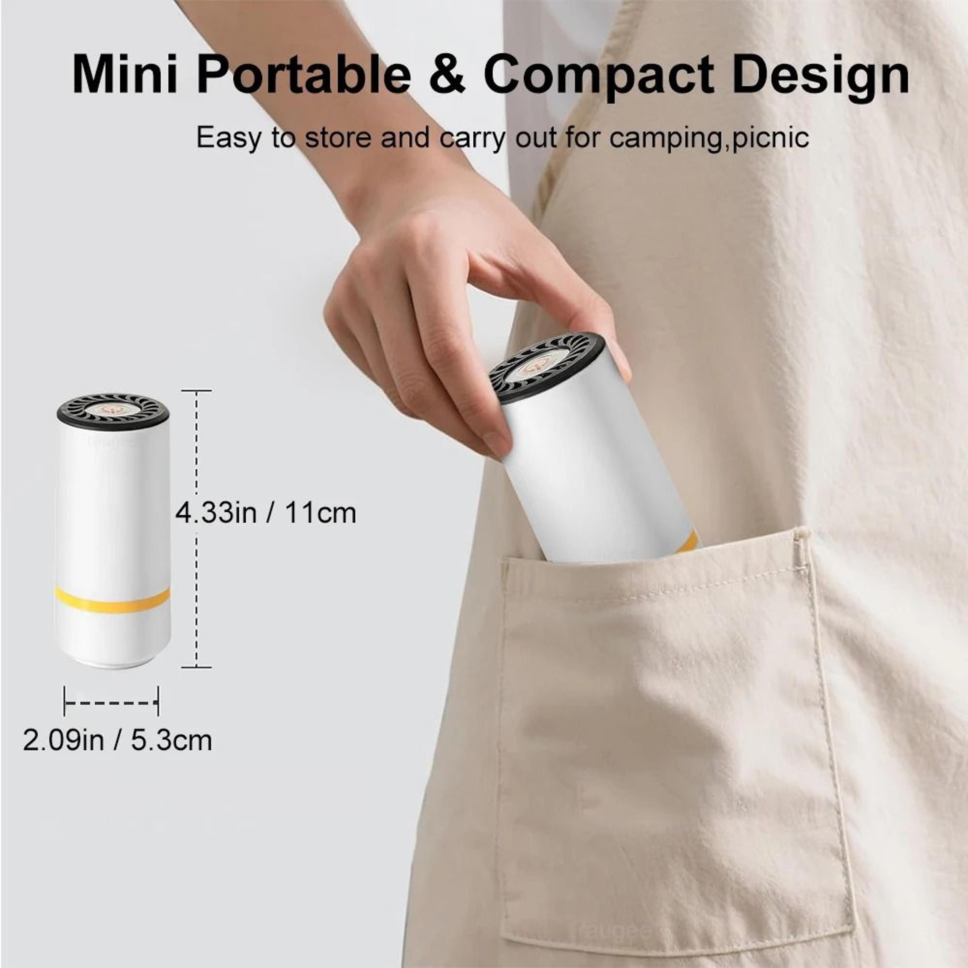 USB Rechargeable Handheld Vacuum Sealer Pump Portable Mini Food Storage Sealing Device 3