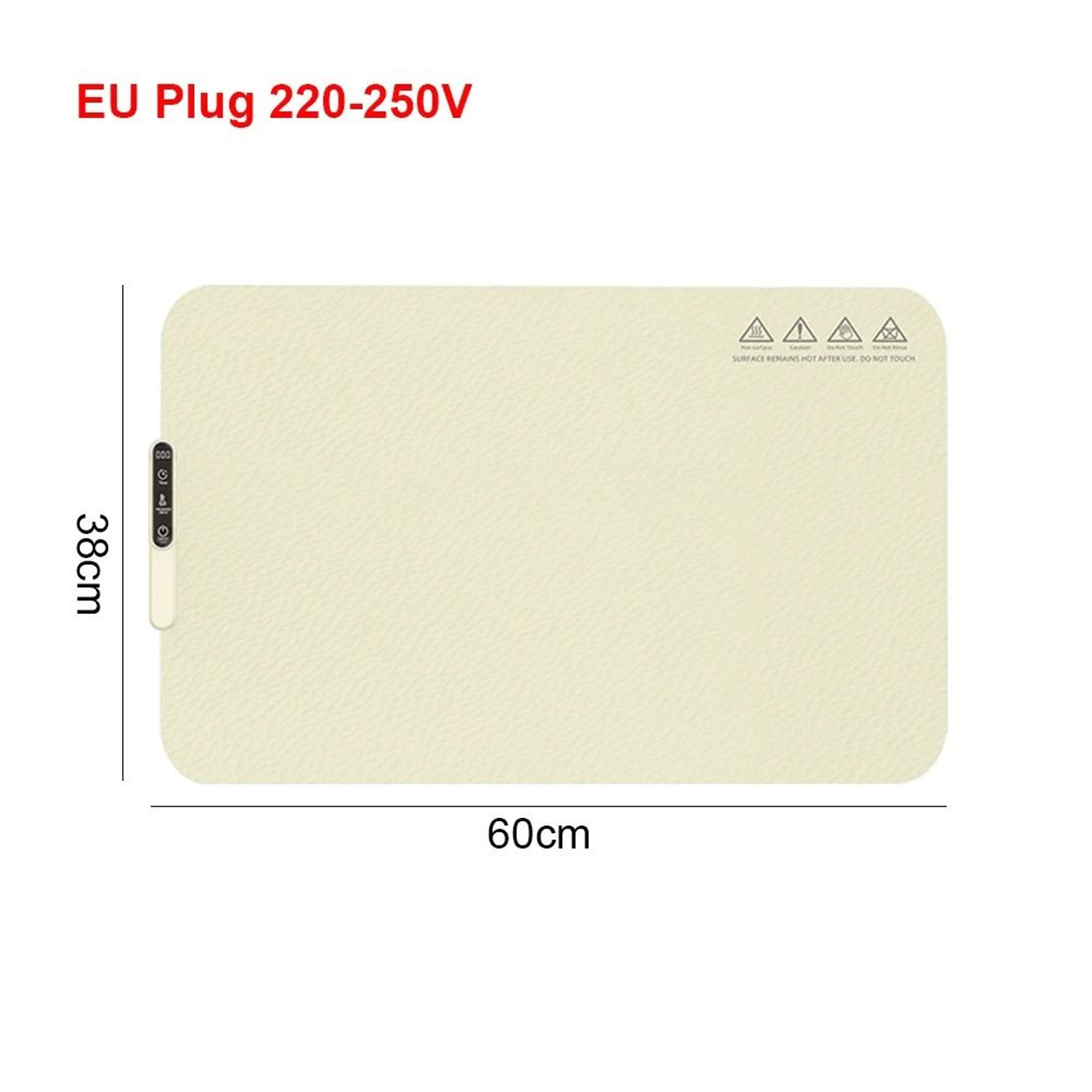Foldable Electric Warming Tray Silicone Food Warmer Plate Fast Heating Portable Mat 0