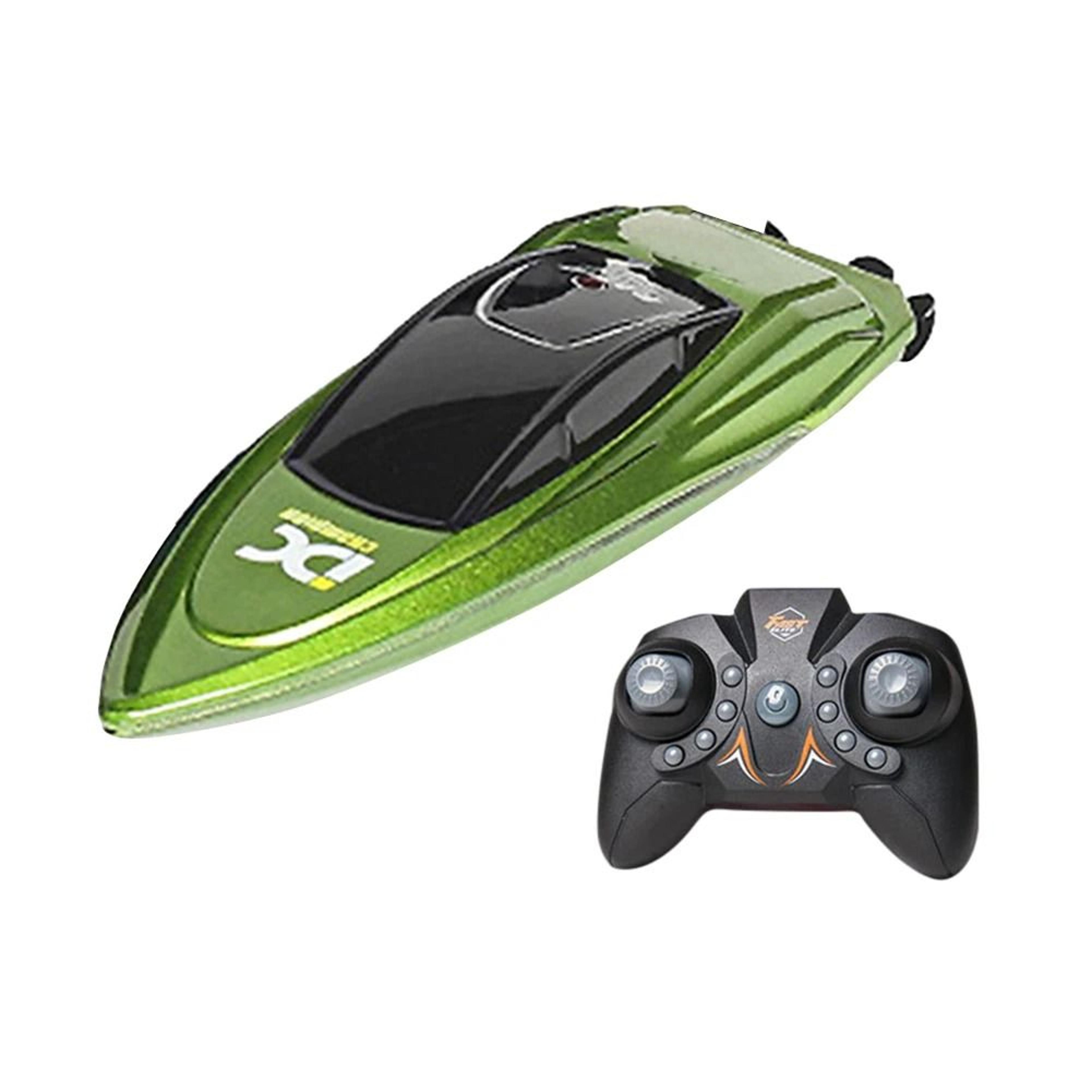 High Speed Waterproof RC Boat With LED Lights Remote Control Ship Toy 1